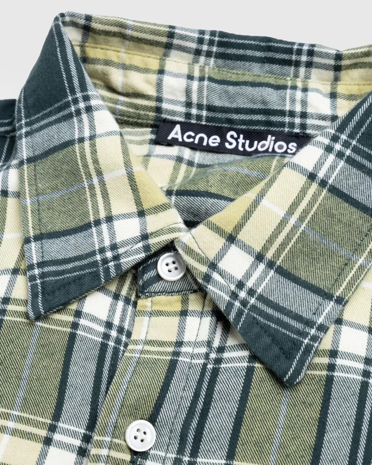 acne_studios_geruit_overhemd_met_knopen_bosgroenlichtgroen_6.webp Overhemden^Acne Studios Geruit Overhemd Met Knopen Bosgroen/Lichtgroen