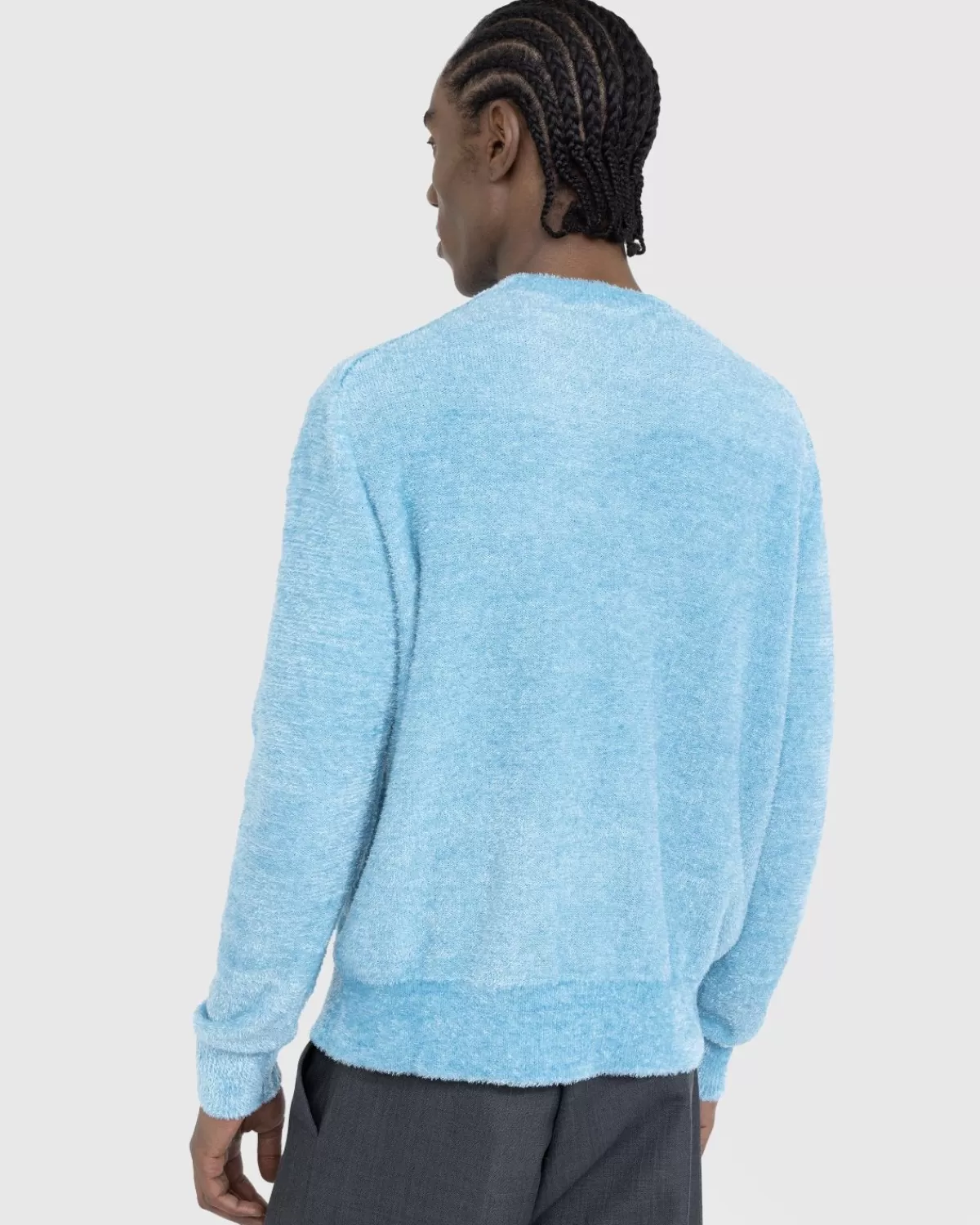 acne_studios_getextureerde_trui_teal_blue_1.webp Gebreide Kleding^Acne Studios Getextureerde Trui Teal Blue