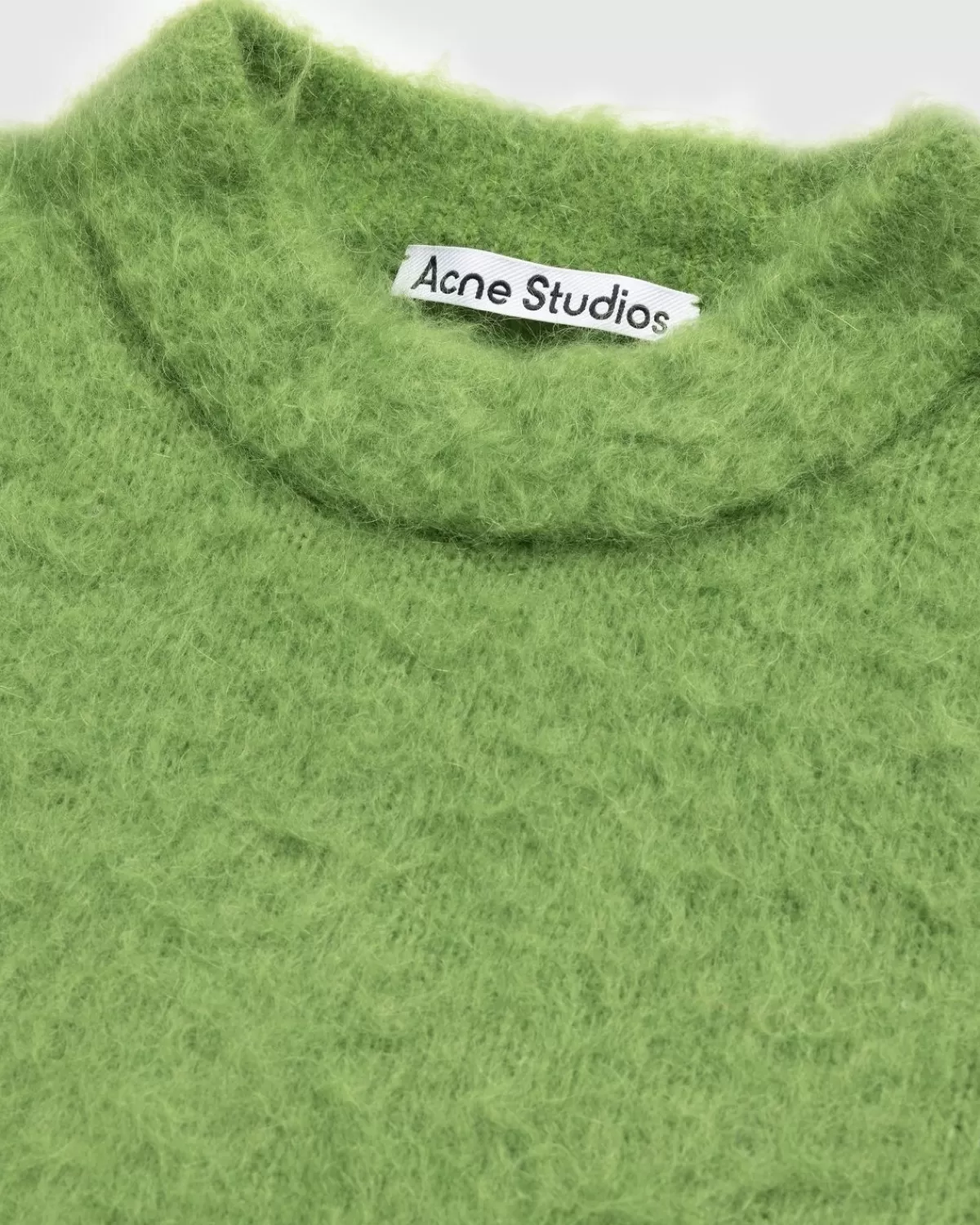 acne_studios_hair_crewneck_trui_peergroen_1.webp Gebreide Kleding^Acne Studios Hair Crewneck Trui Peergroen