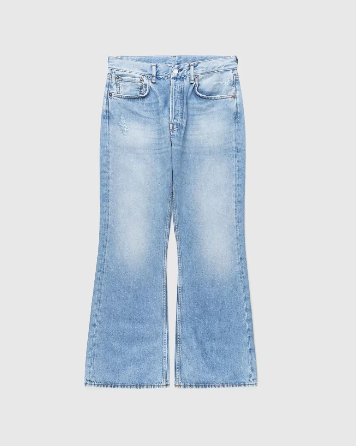 Broek^Acne Studios Jeans Met Normale Pasvorm 1992 Lichtblauw Vintage