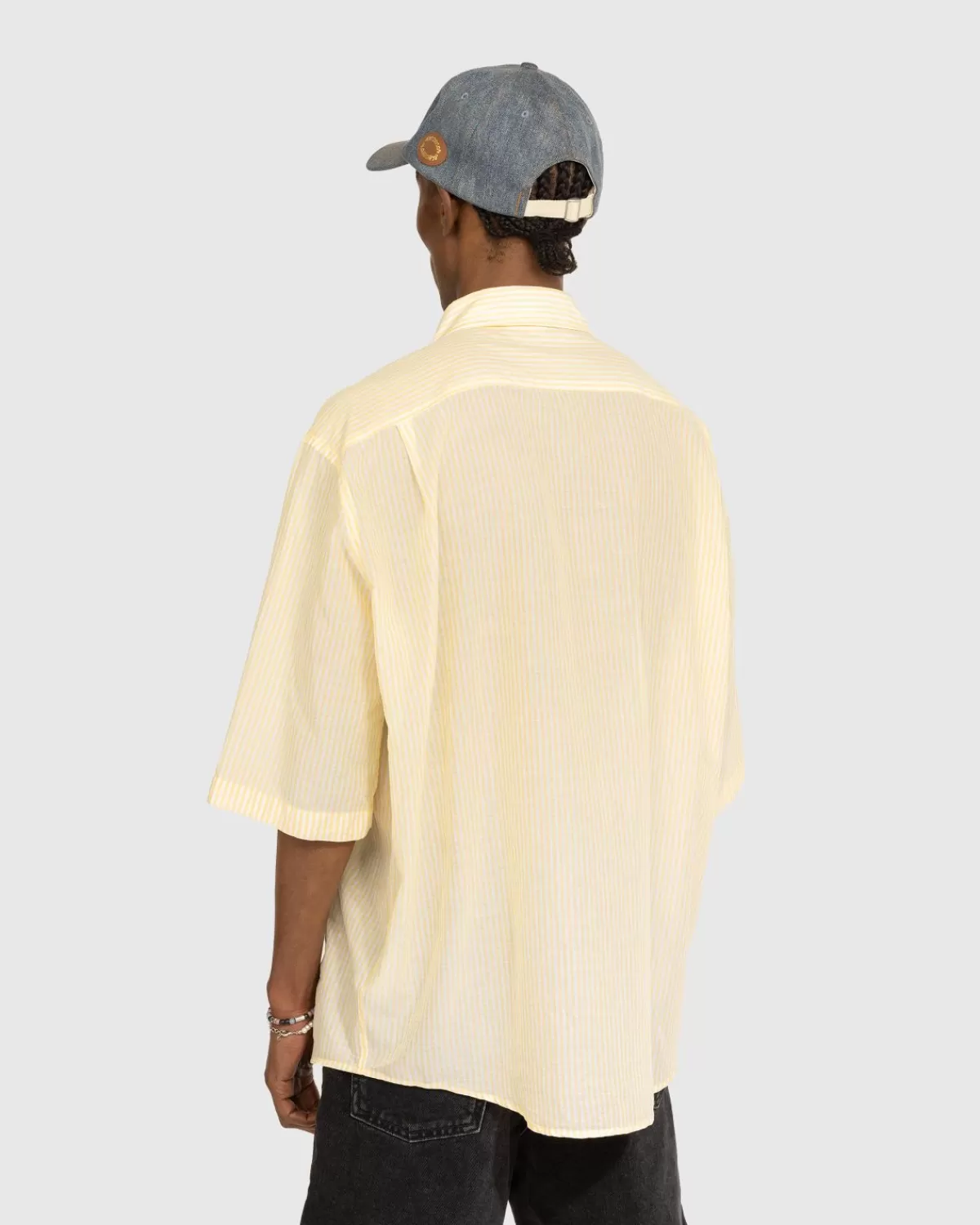 Overhemden^Acne Studios Overhemd Met Korte Mouwen En Knopen Geel