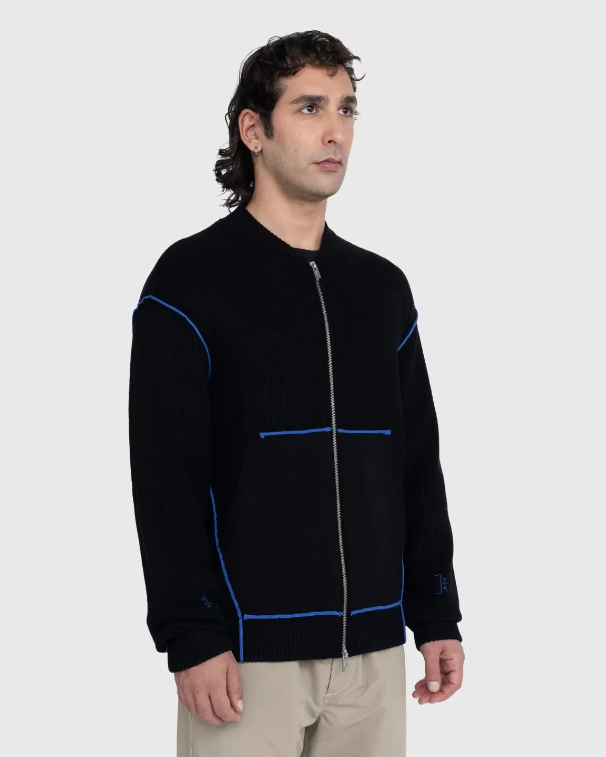 acoldwall_vertex_gebreide_bomber_zwart_5.webp Bovenkleding^A-Cold-Wall* Vertex Gebreide Bomber Zwart