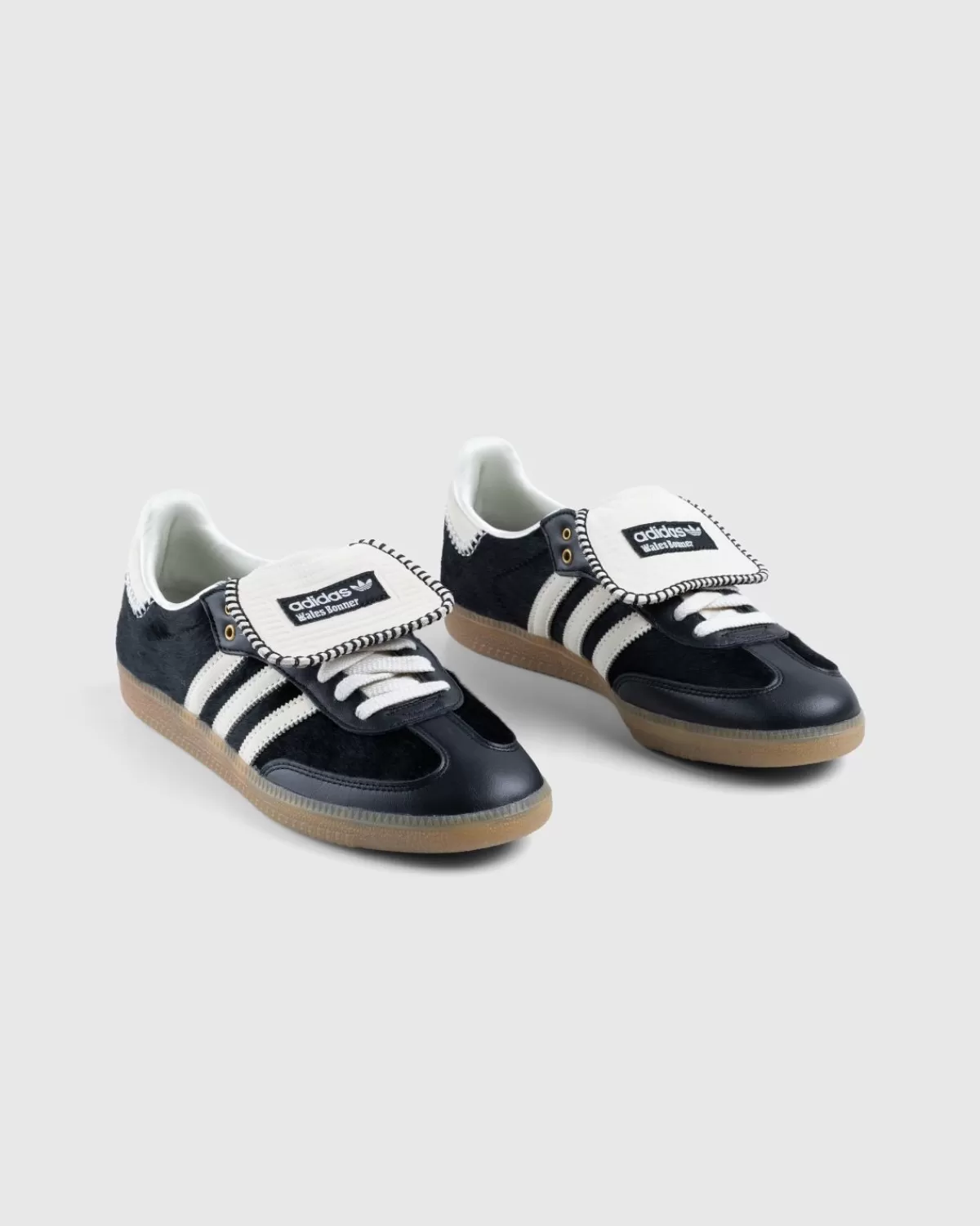 Adidas X Wales Bonner Pony Tonal Samba Core Zwart/Creme Wit Cheap