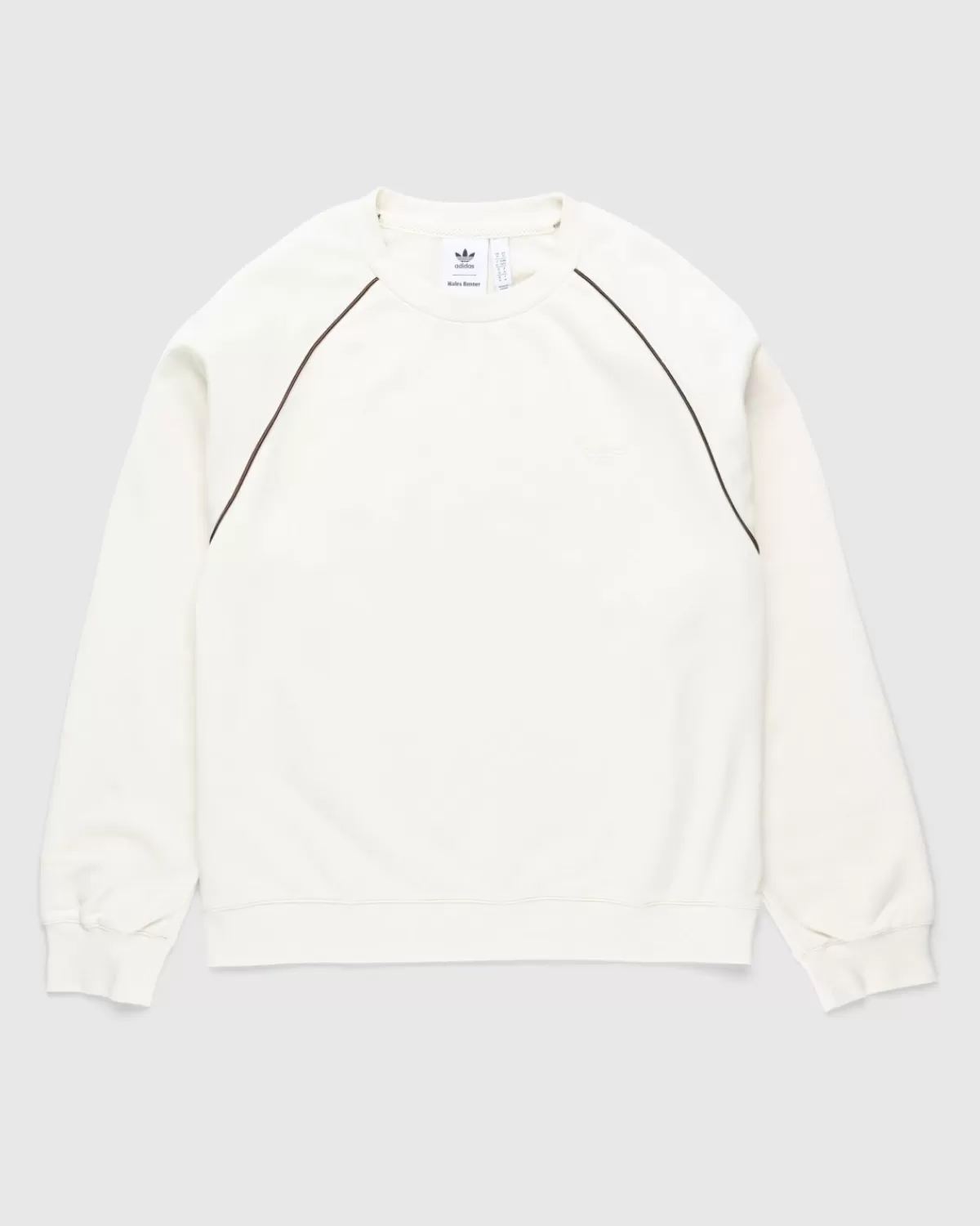 Gebreide Kleding^Adidas X Wales Bonner Trui Met Ronde Hals Wonder Wit