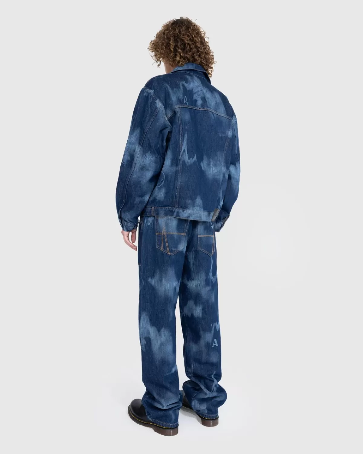 Broek^Ahluwalia - Kenmerkende Jeans Met Lage Taille Indigo