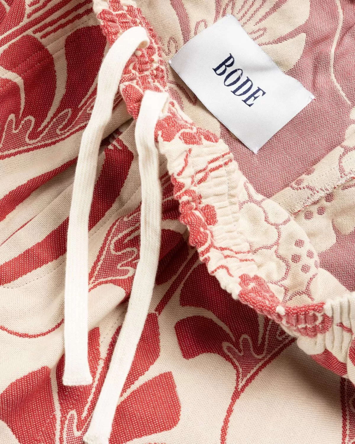 bode_nouveau_monstera_shorts_rood_4.webp Korte Broek^Bode Nouveau Monstera Shorts Rood