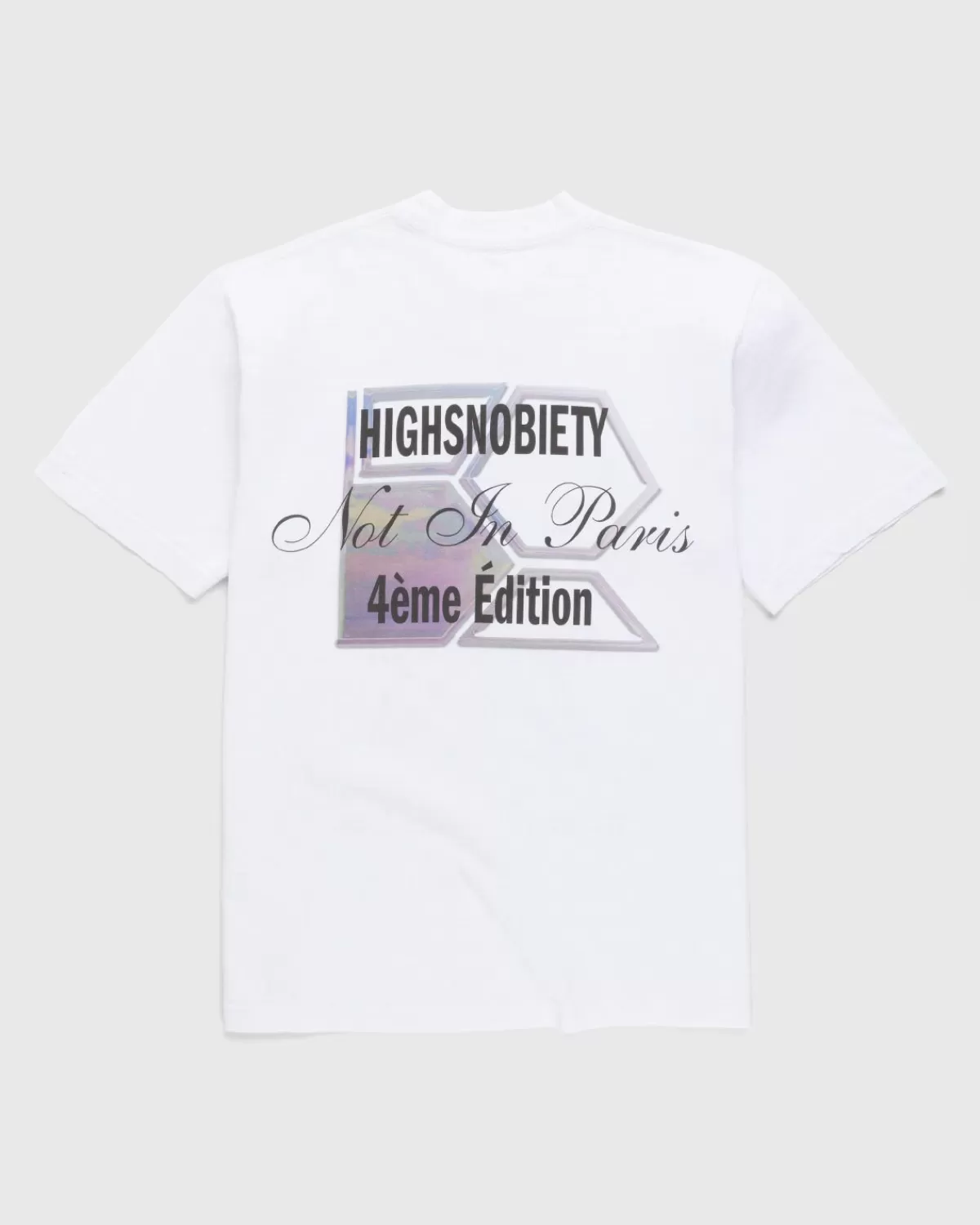Bstroy X Highsnobiety Not In Paris 4 Bloemen T-Shirt Wit Outlet