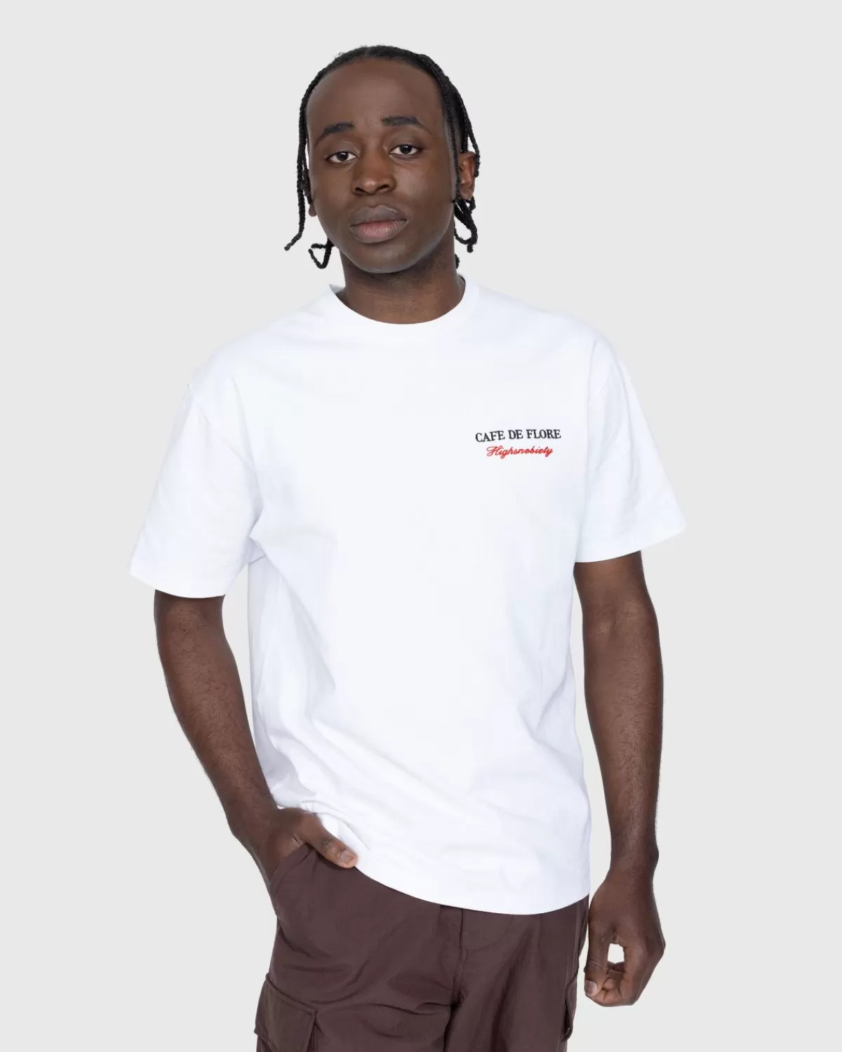 Café de Flore Cafe De Flore X Highsnobiety T-Shirt Met Korte Mouwen Wit Outlet