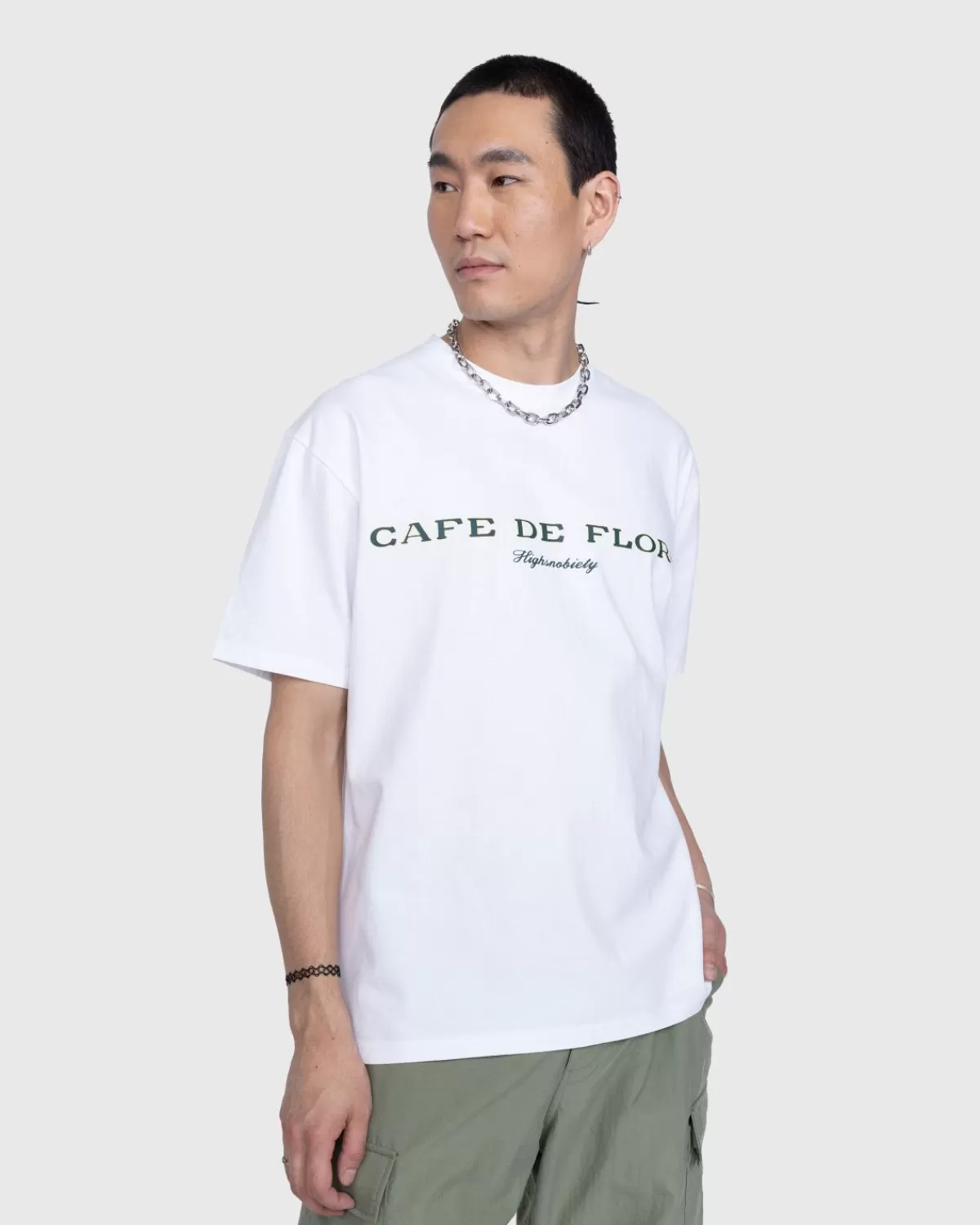 Café de Flore Cafe De Flore X Highsnobiety T-Shirt Met Korte Mouwen Wit Fashion