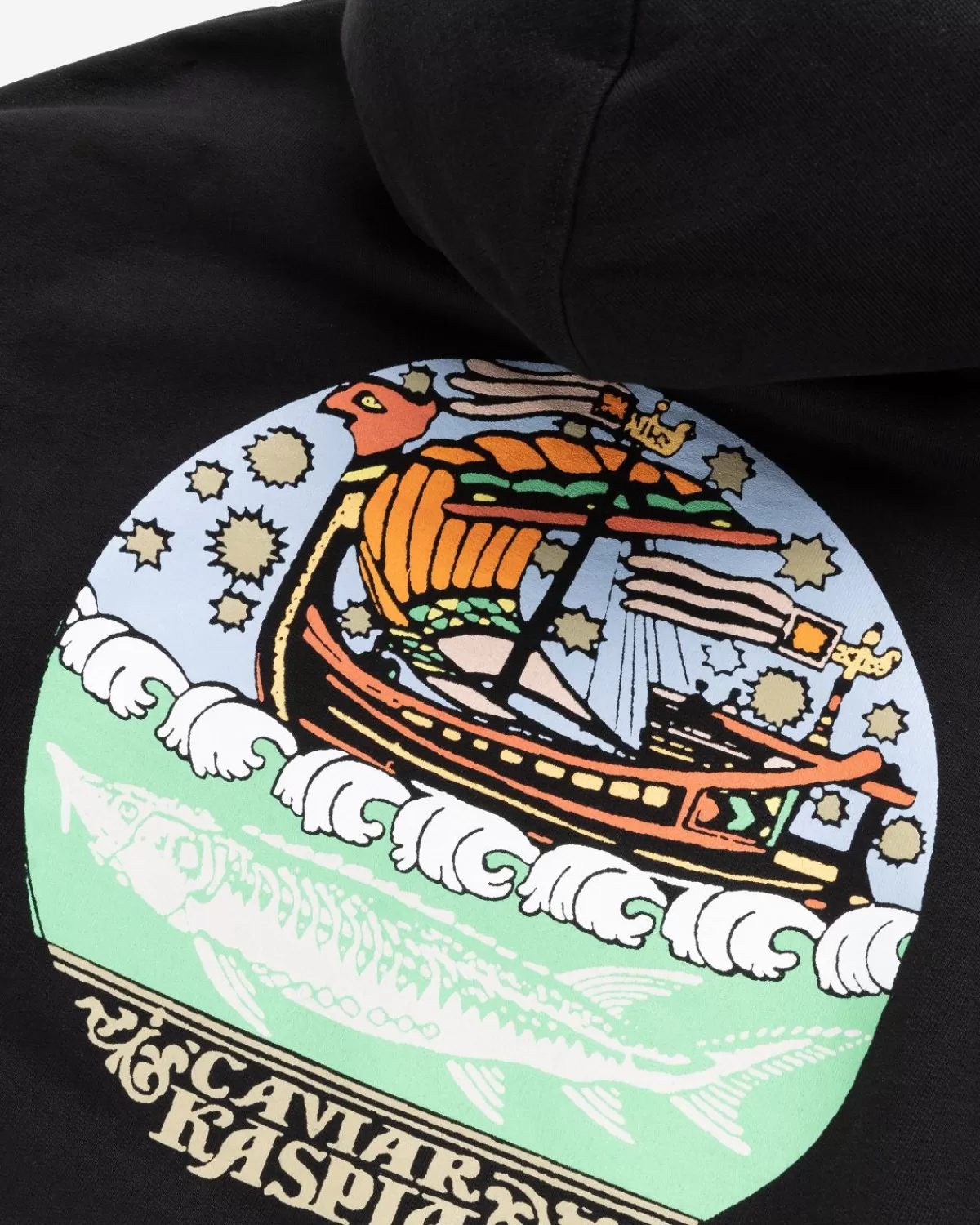 Caviar Kaspia X Highsnobiety Not In Paris 4 Hoodie Zwart Cheap