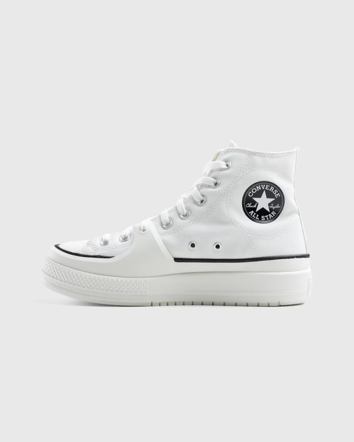 Converse Chuck Taylor All Star Construct Hi Vintage Wit/Zwart/Aigrette Fashion