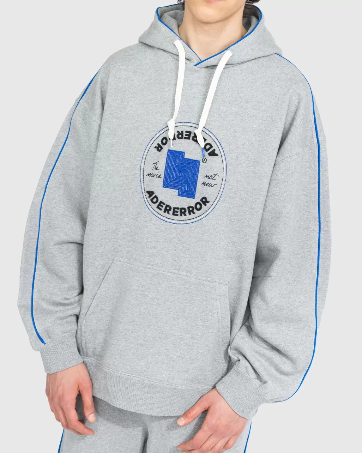 Converse X Ader Error Shapes Pullover-Hoodie Vintage Grijs Gemeleerd Cheap