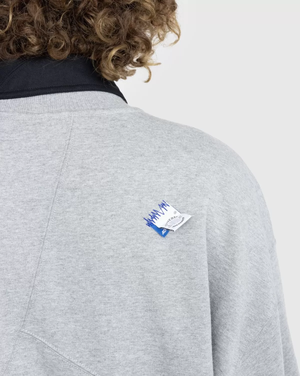 Converse X Ader Error Shapes Sweatshirt Met Ronde Hals, Vintage Grijs Gemeleerd Store