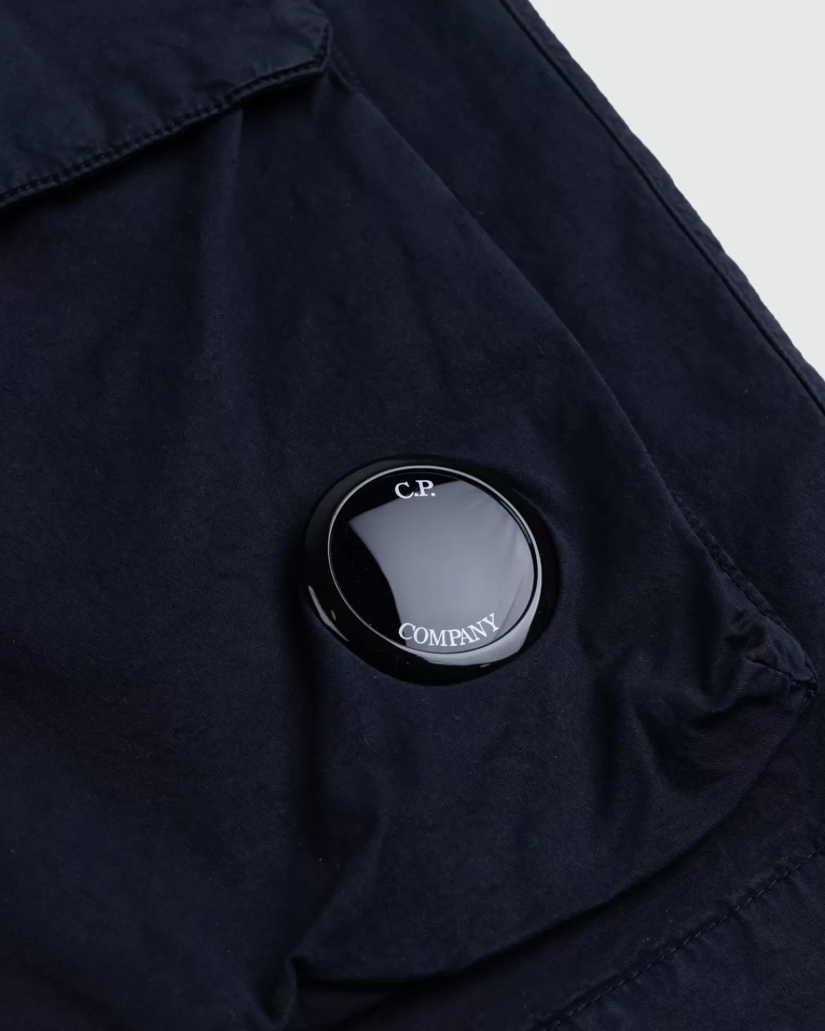 Korte Broek^C.P. Company Cp Company - Utility-Short Met Stretch Van Keperstof Total Eclipse Blue