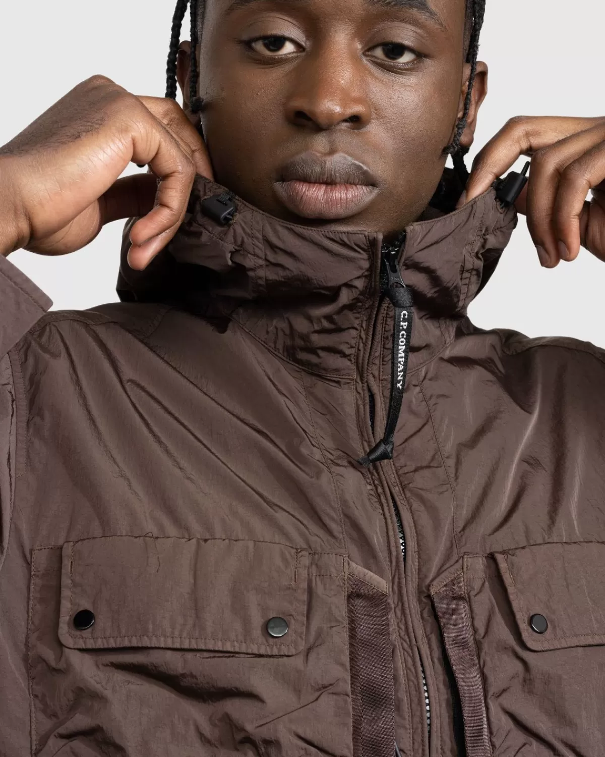 cp_company_chromer_anorak_bracken_bruin_3.webp Bovenkleding^C.P. Company Cp Company Chrome-R Anorak Bracken Bruin