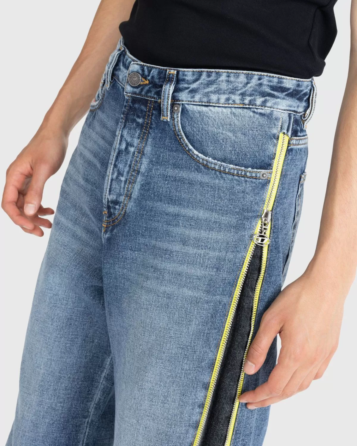 diesel_drise_zip_jeans_blauw_5.webp Broek^Diesel D-Rise Zip Jeans Blauw