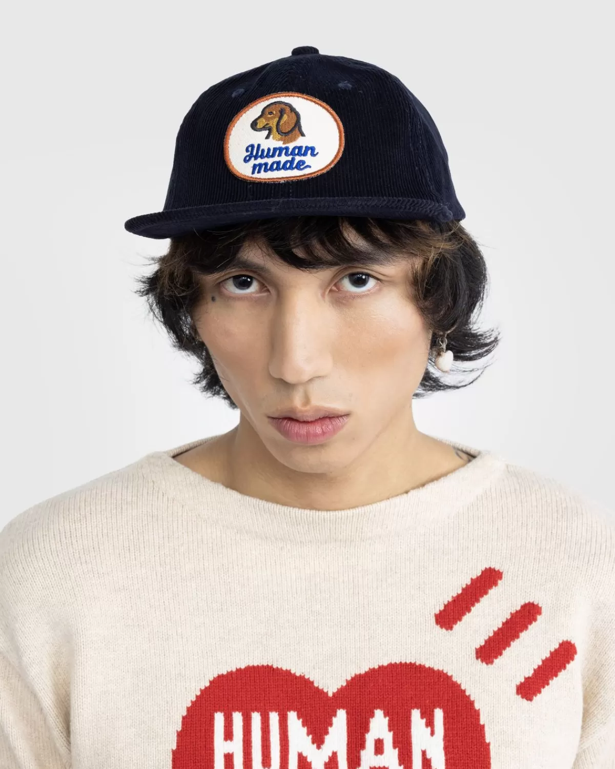 Human Made Door De Mens Gemaakt - Corduroy Pet Met 6 Panelen, Marineblauw Online