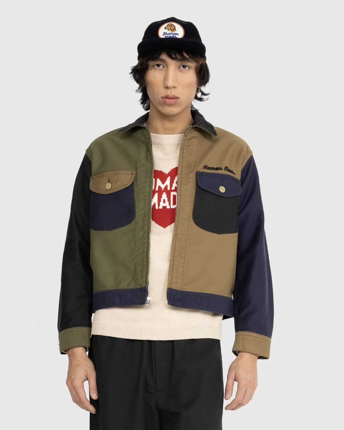 Human Made Door De Mens Gemaakt - Corduroy Pet Met 6 Panelen, Marineblauw Online