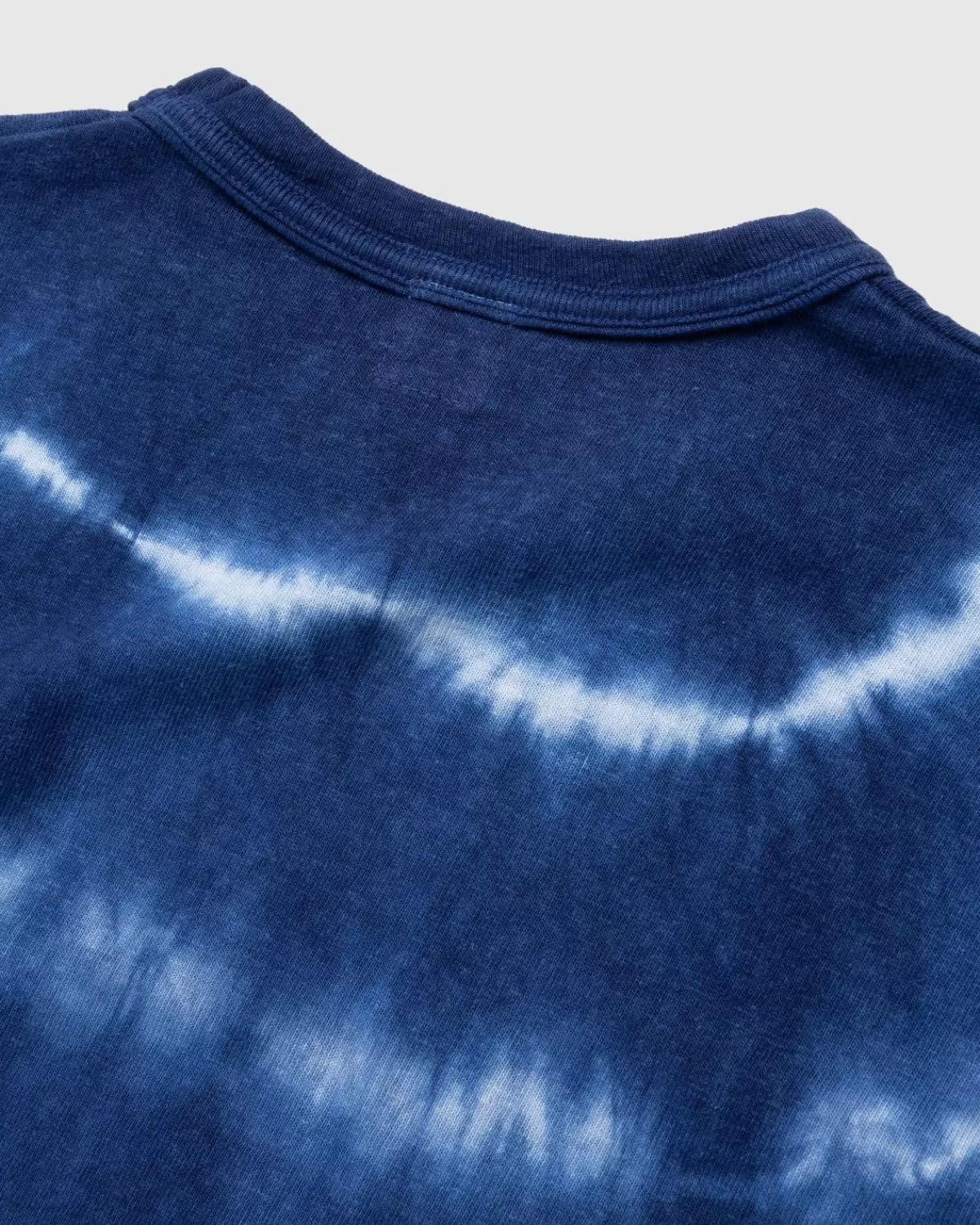 Human Made Door De Mens Gemaakt Ningen-Sei Indigo Geverfd T-Shirt #1 Blauw Fashion