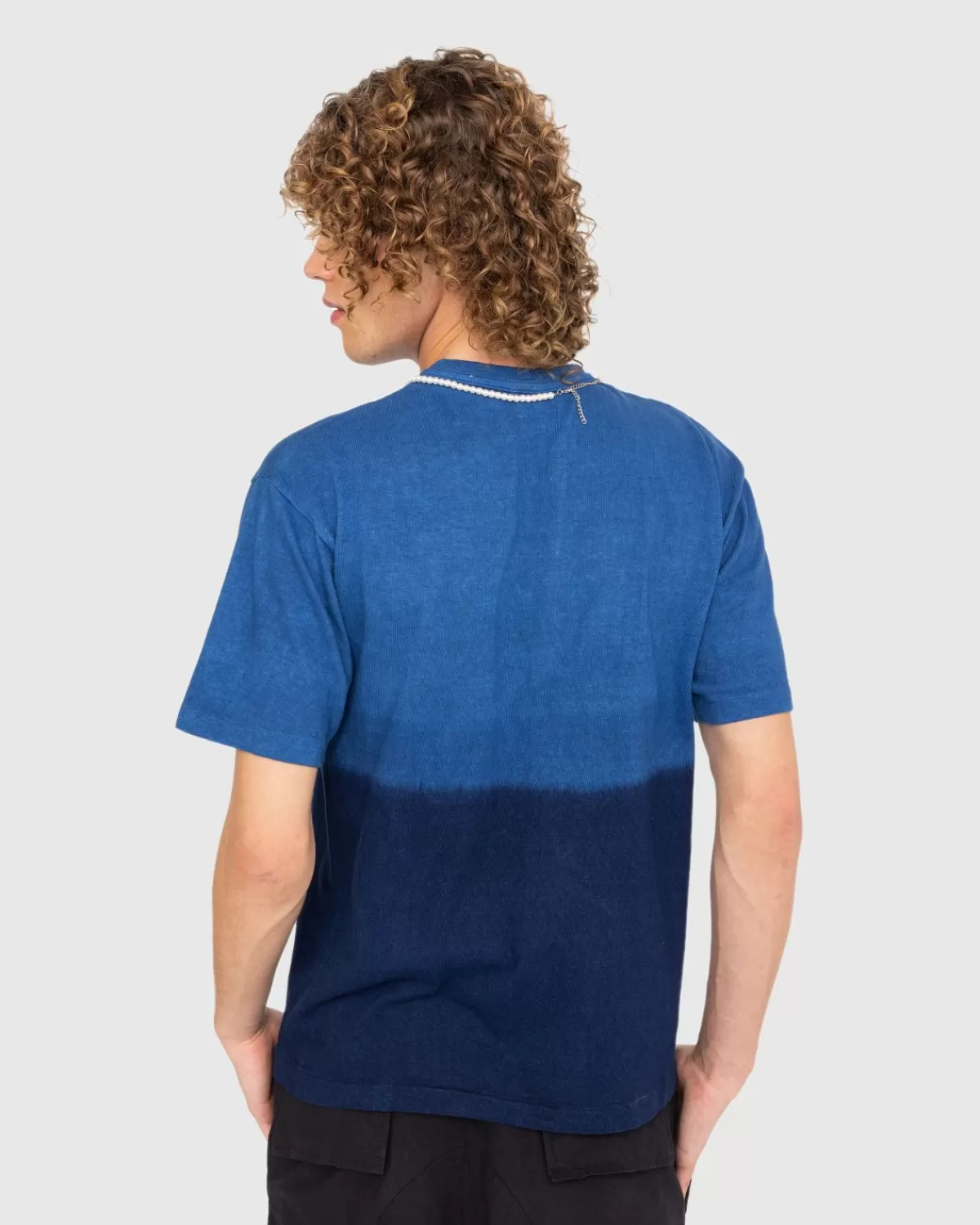 Human Made Door De Mens Gemaakt Ningen-Sei Indigo Geverfd T-Shirt #2 Blauw Store