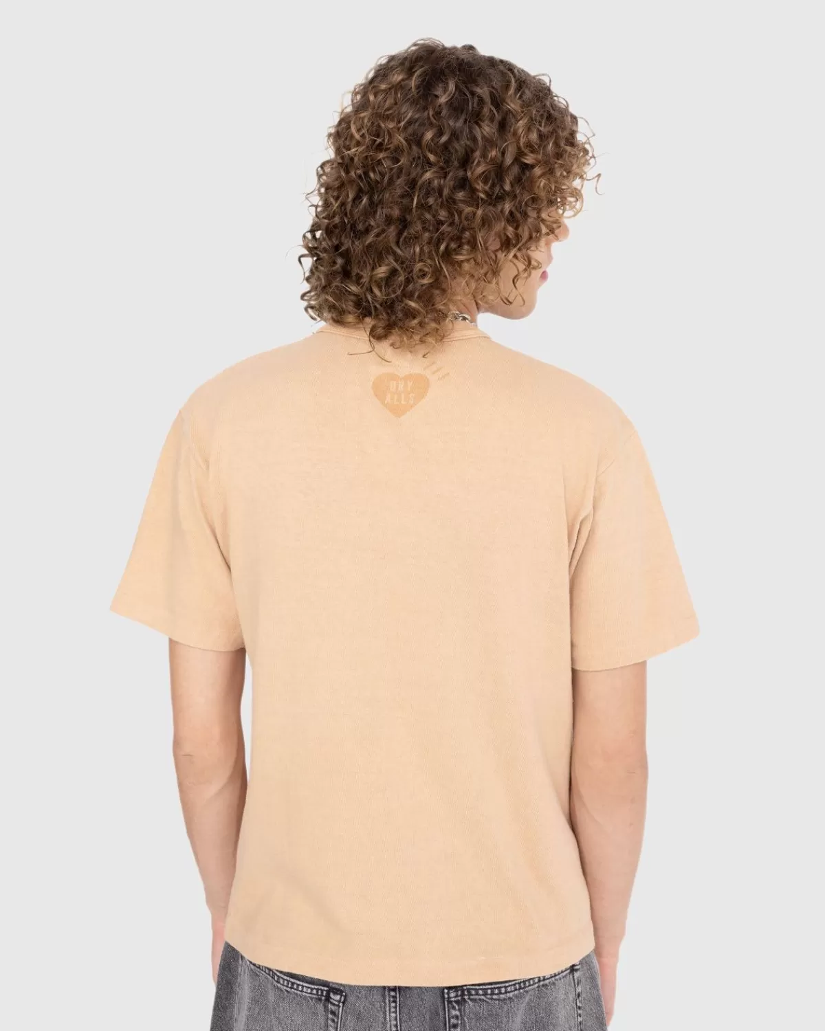 Human Made Door De Mens Gemaakt Ningen-Sei Plantaardig Geverfd T-Shirt Beige Flash Sale