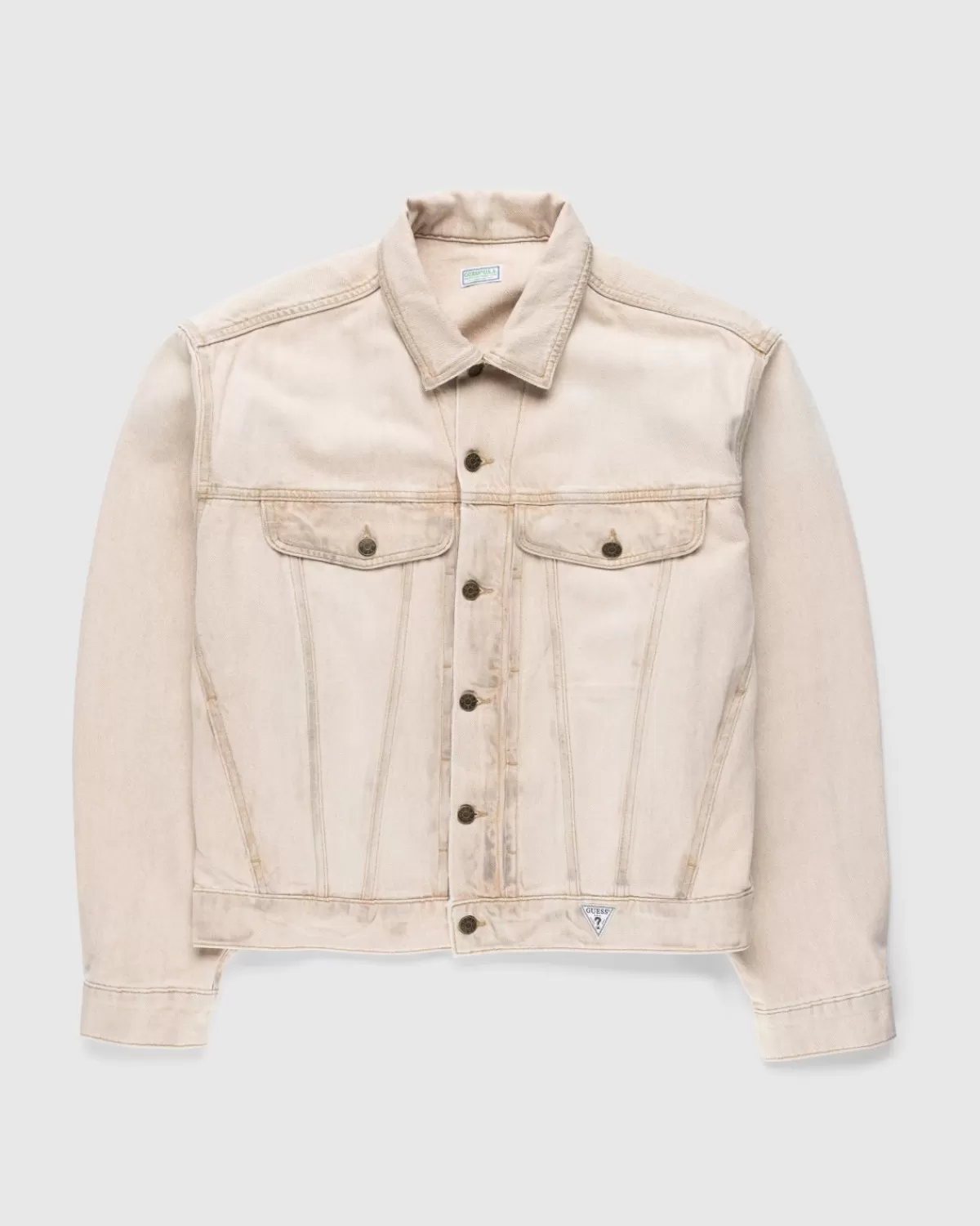 Bovenkleding^Guess USA Vintage Spijkerjasje Beige