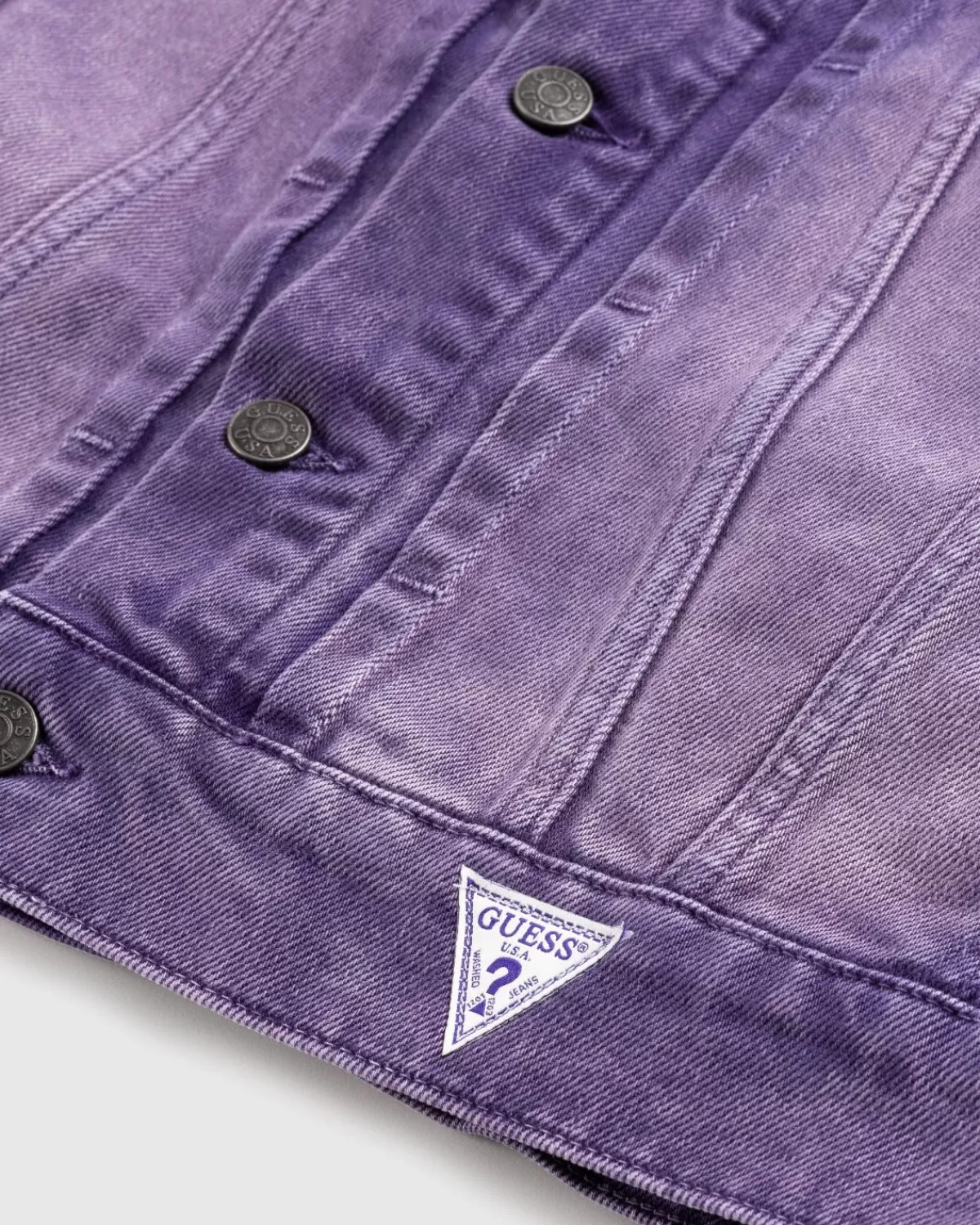 Bovenkleding^Guess USA Vintage Spijkerjasje Paars