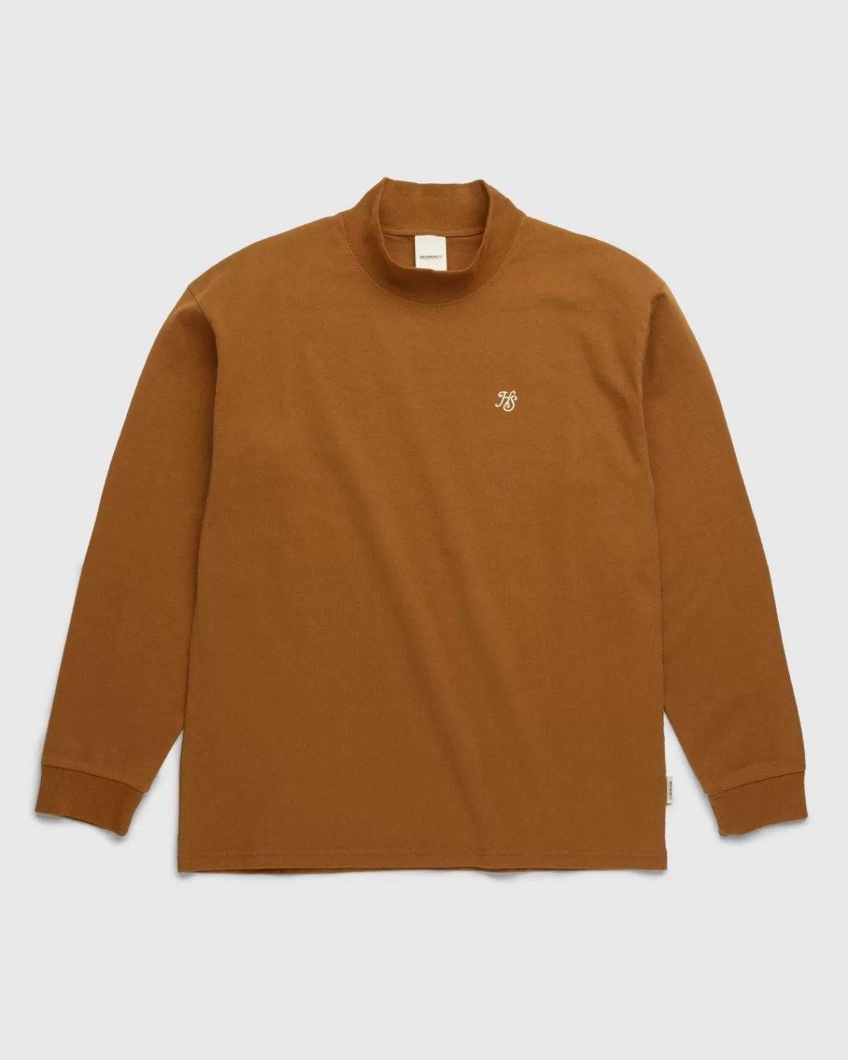 Highsnobiety - Zwaar Logo Staples Mock Neck Acorn New
