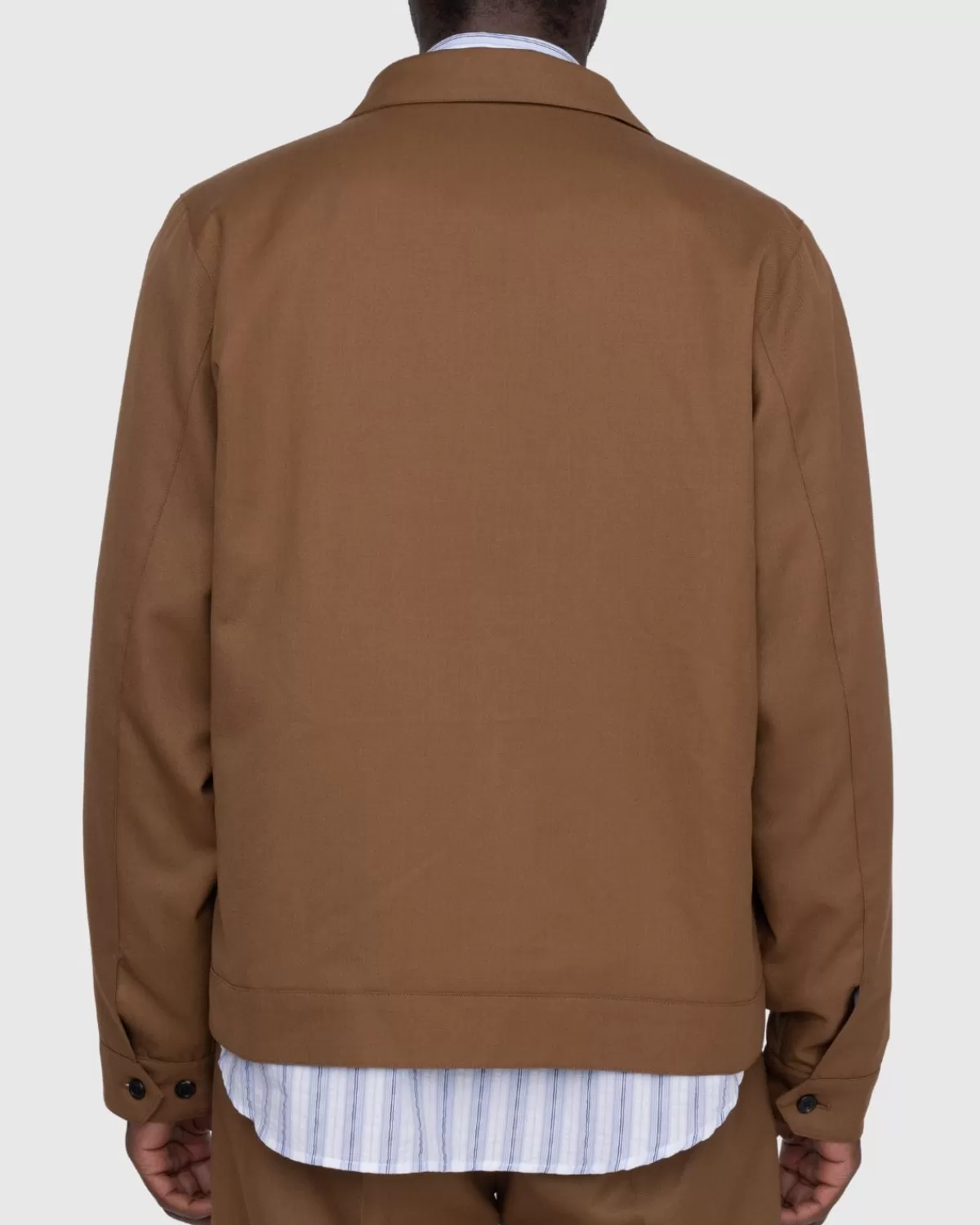 highsnobiety_garagejas_van_wolmix_bruin_3.webp Bovenkleding^Highsnobiety Garagejas Van Wolmix Bruin