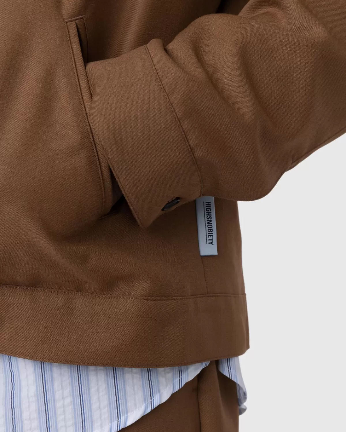 highsnobiety_garagejas_van_wolmix_bruin_4.webp Bovenkleding^Highsnobiety Garagejas Van Wolmix Bruin