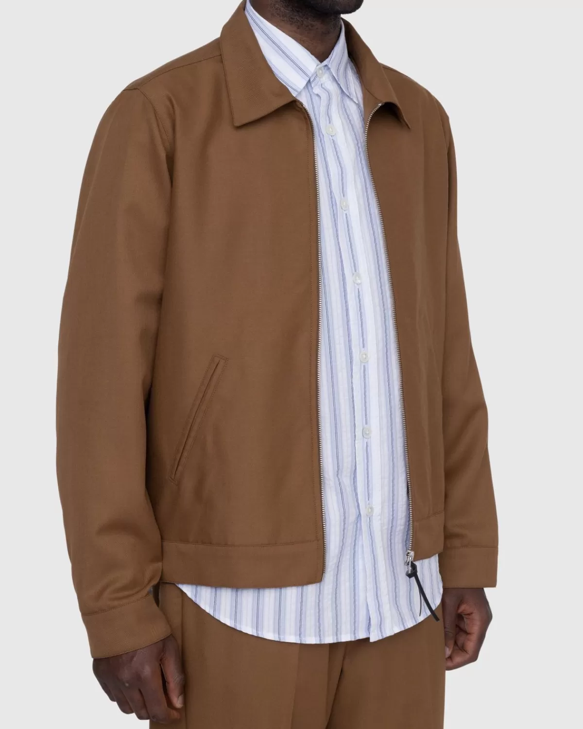 highsnobiety_garagejas_van_wolmix_bruin_5.webp Bovenkleding^Highsnobiety Garagejas Van Wolmix Bruin