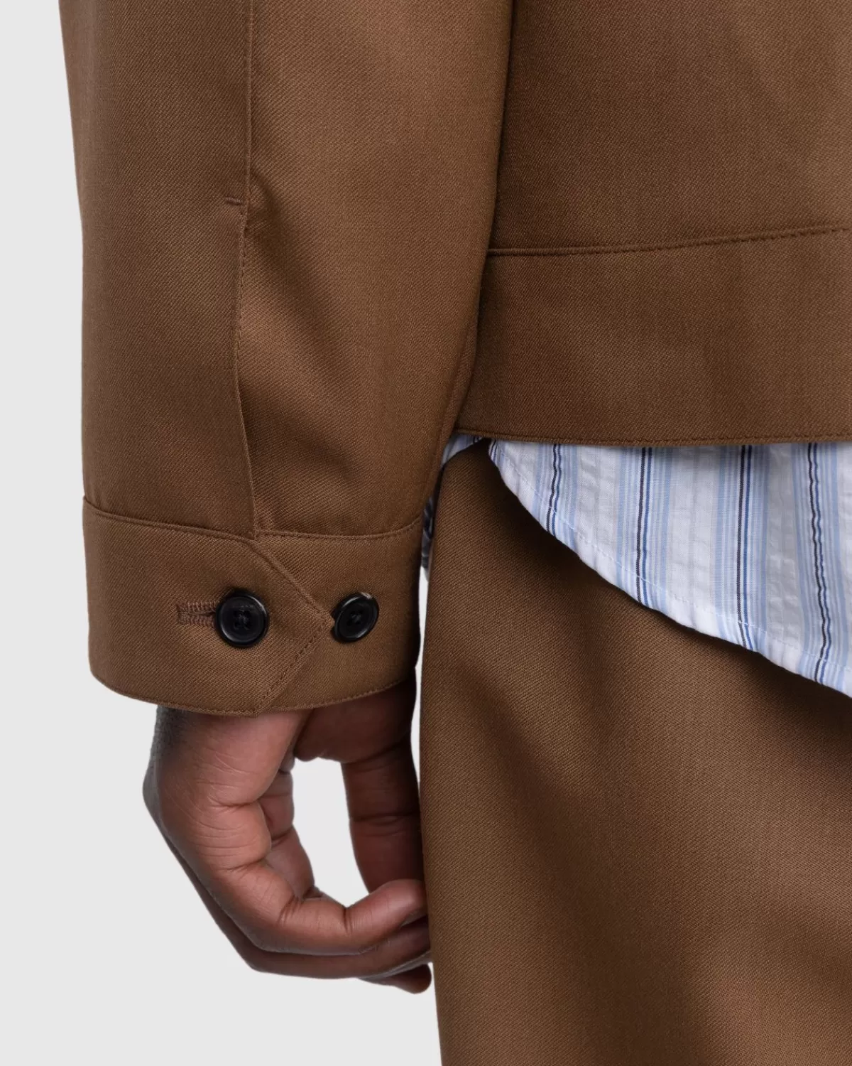 highsnobiety_garagejas_van_wolmix_bruin_7.webp Bovenkleding^Highsnobiety Garagejas Van Wolmix Bruin