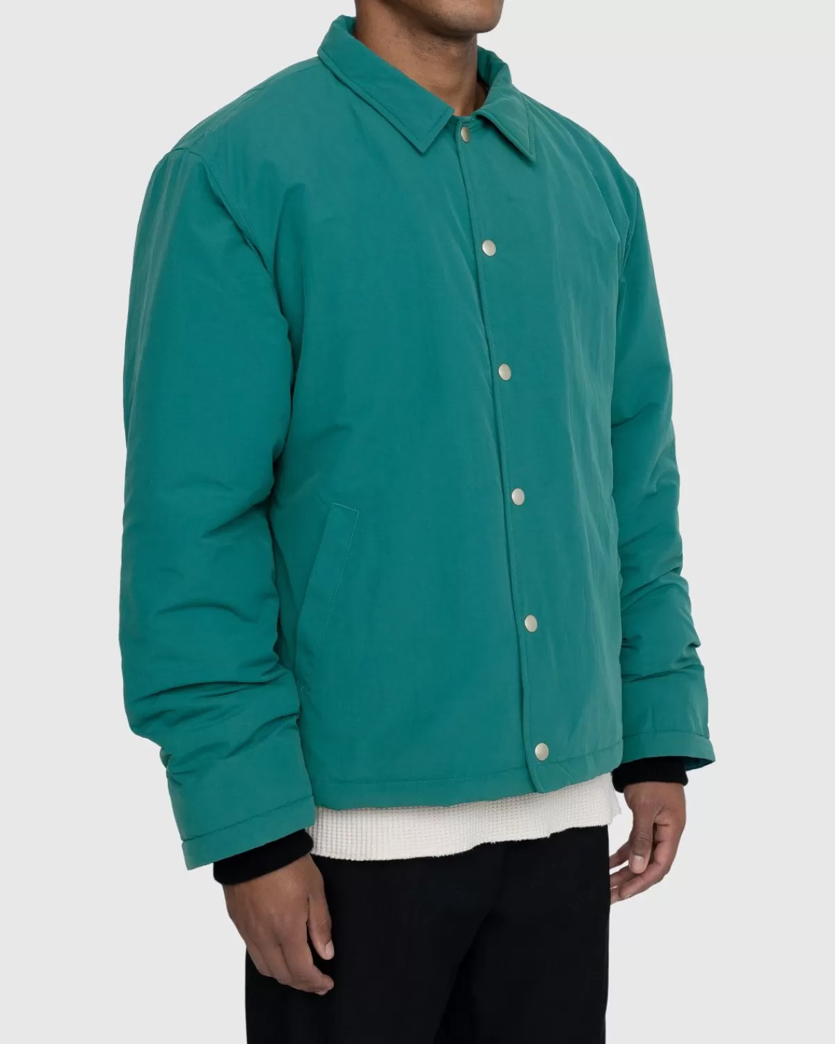 highsnobiety_geisoleerd_coachjack_zeegroen_1.webp Bovenkleding^Highsnobiety Geisoleerd Coachjack Zeegroen