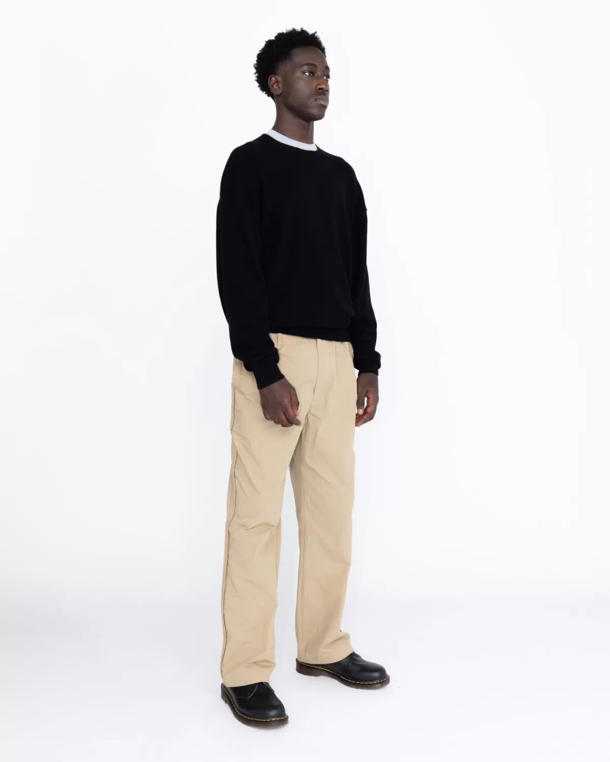 highsnobiety_hs05_cashmere_crew_sweater_zwart_5.webp Gebreide Kleding^Highsnobiety HS05 Cashmere Crew Sweater Zwart