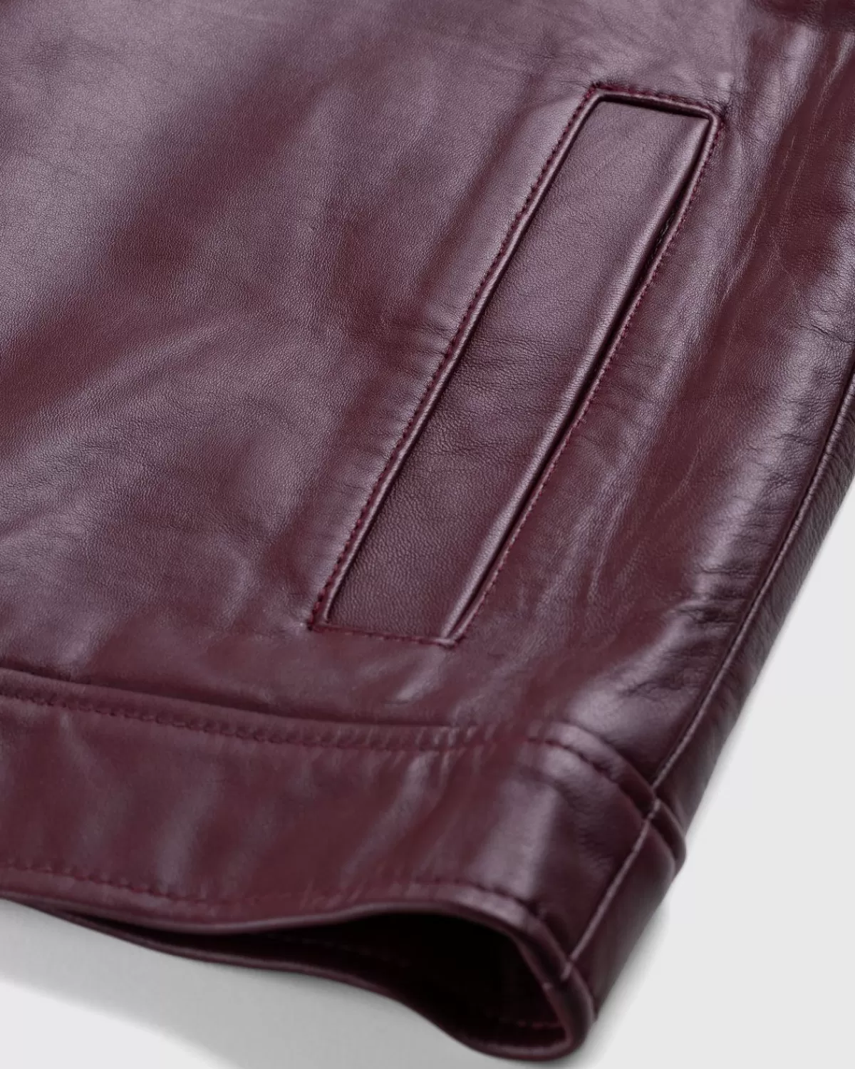 highsnobiety_hs05_leren_jas_bordeaux_7.webp Bovenkleding^Highsnobiety HS05 Leren Jas Bordeaux