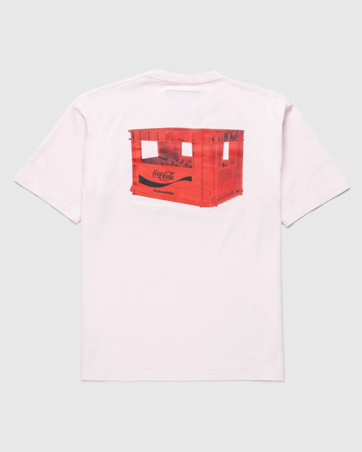 Highsnobiety X Coca-Cola Zero Sugar T-Shirt Met Korte Mouwen Roze Best
