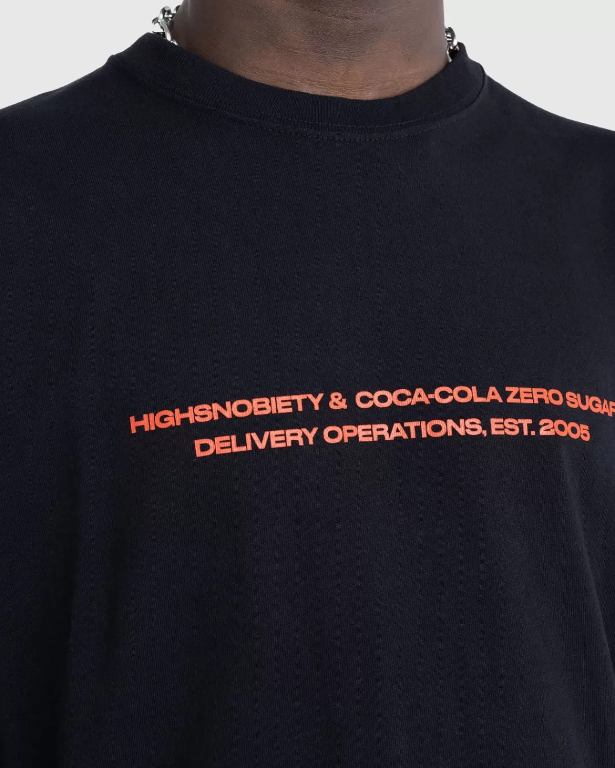 Highsnobiety X Coca-Cola Zero Sugar T-Shirt Met Korte Mouwen Zwart Cheap