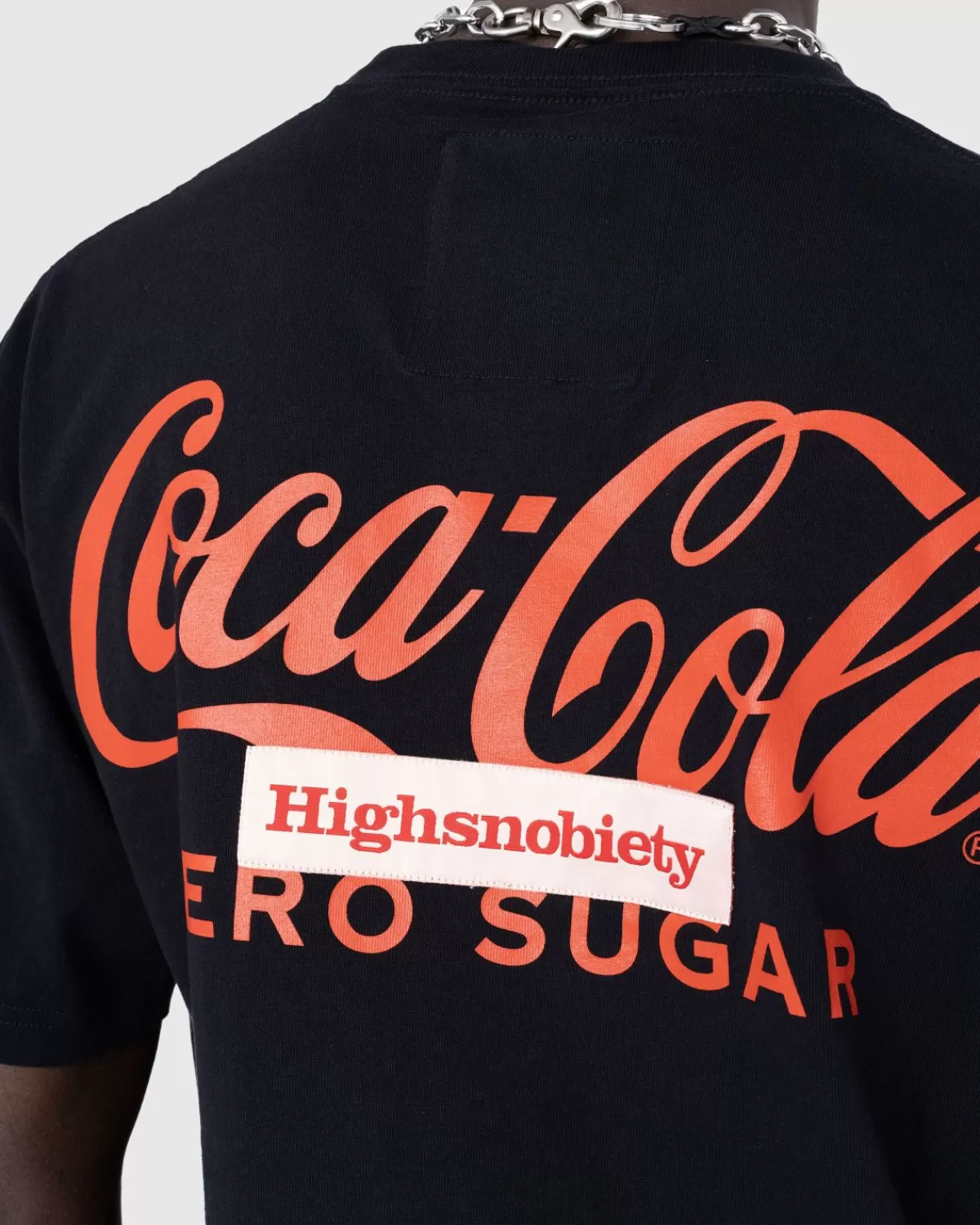 Highsnobiety X Coca-Cola Zero Sugar T-Shirt Met Korte Mouwen Zwart Cheap