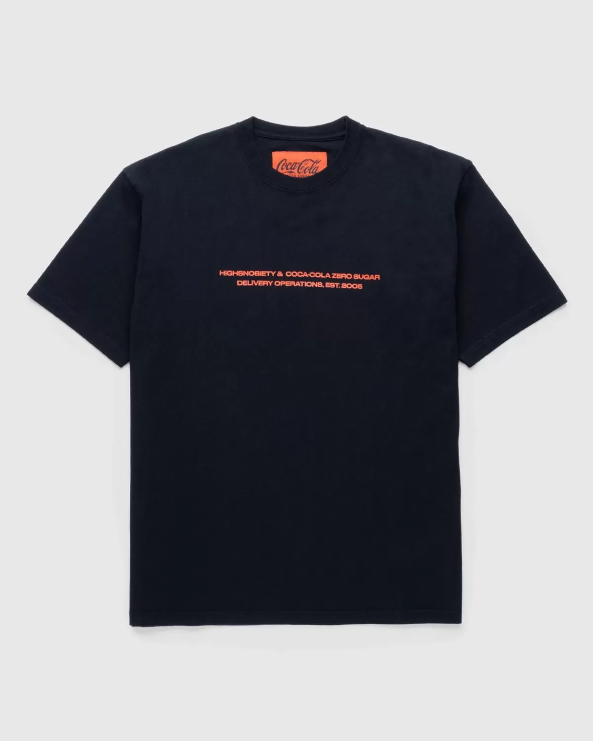 Highsnobiety X Coca-Cola Zero Sugar T-Shirt Met Korte Mouwen Zwart Cheap