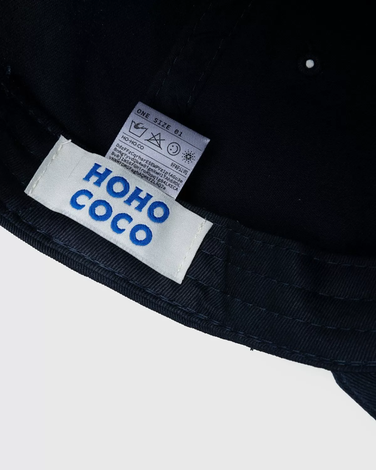 HO HO COCO Klik Om Je Af Te Melden Cap Blue Discount