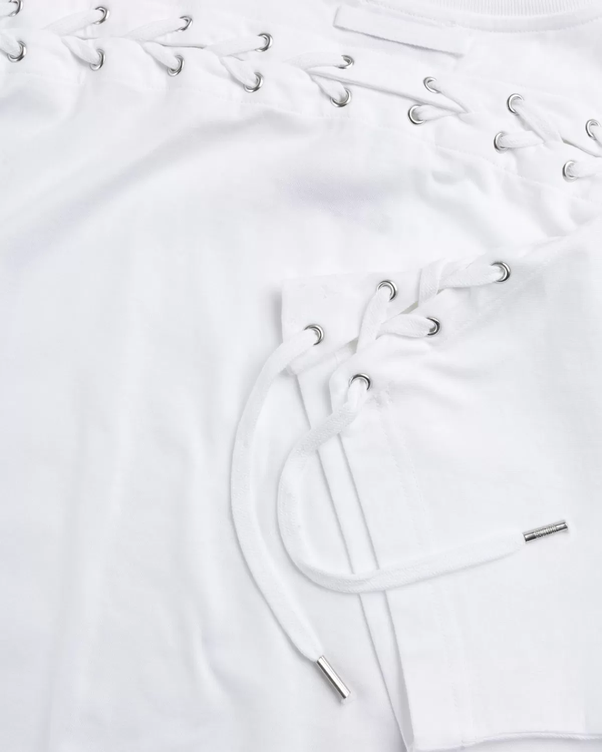 jean_paul_gaultier_oversized_tshirt_met_veters_wit_5.webp Jean Paul Gaultier Oversized T-Shirt Met Veters, Wit Online