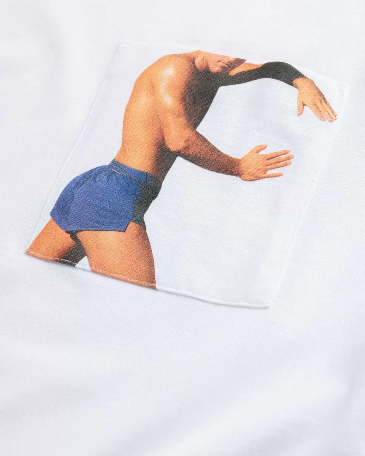 J.W. Anderson Jw Anderson T-Shirt Met Profielknopen Op De Borstzak Wit Discount