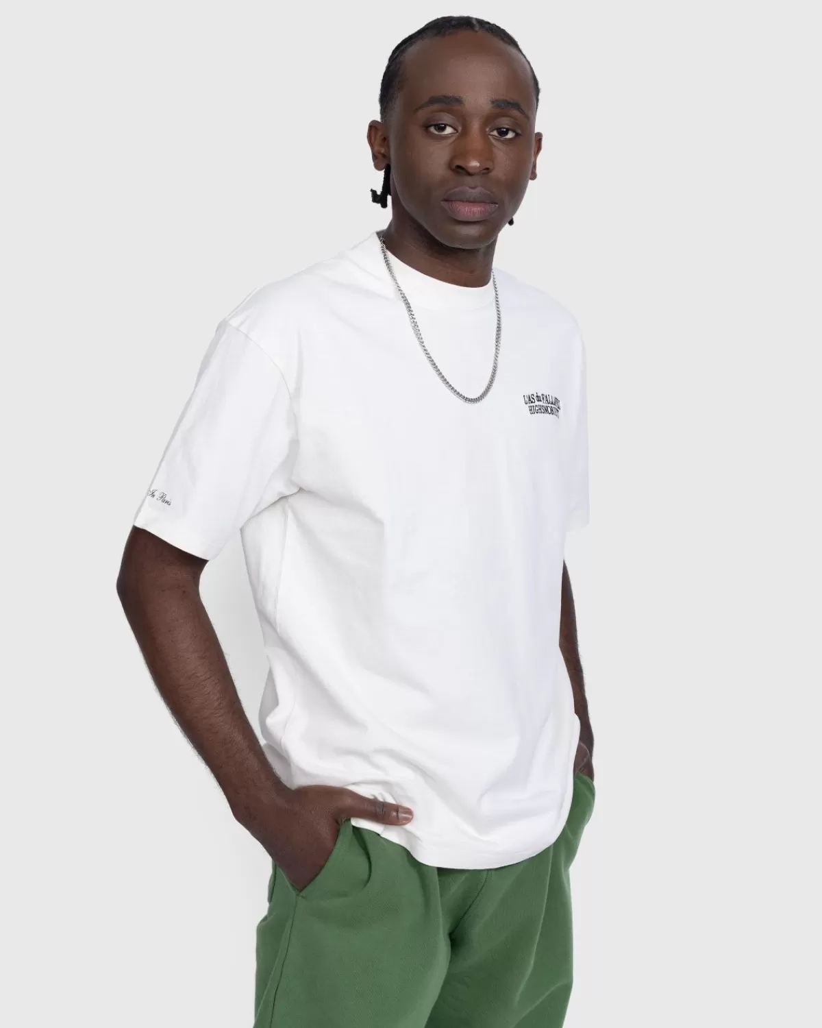 L'As du Fallafel X Highsnobiety T-Shirt Met Korte Mouwen Wit Hot