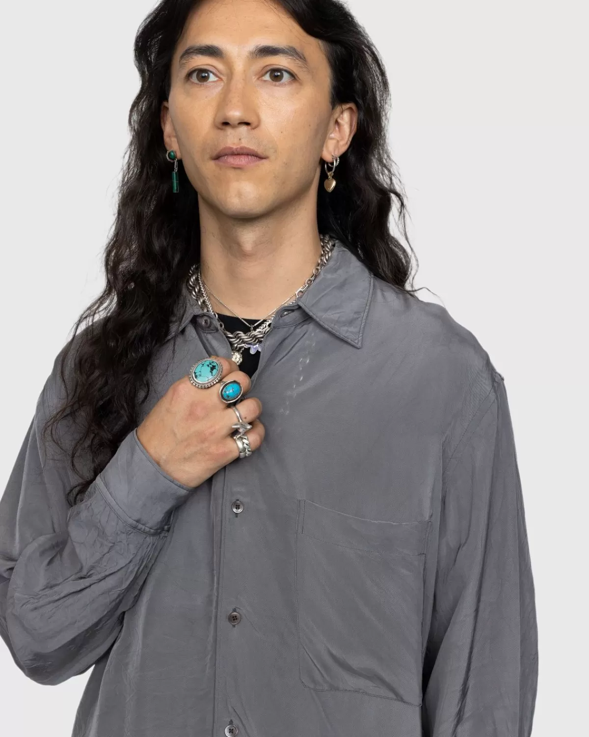 lemaire_gekreukt_shirt_met_lange_mouwen_aluminium_5.webp Overhemden^Lemaire Gekreukt Shirt Met Lange Mouwen Aluminium