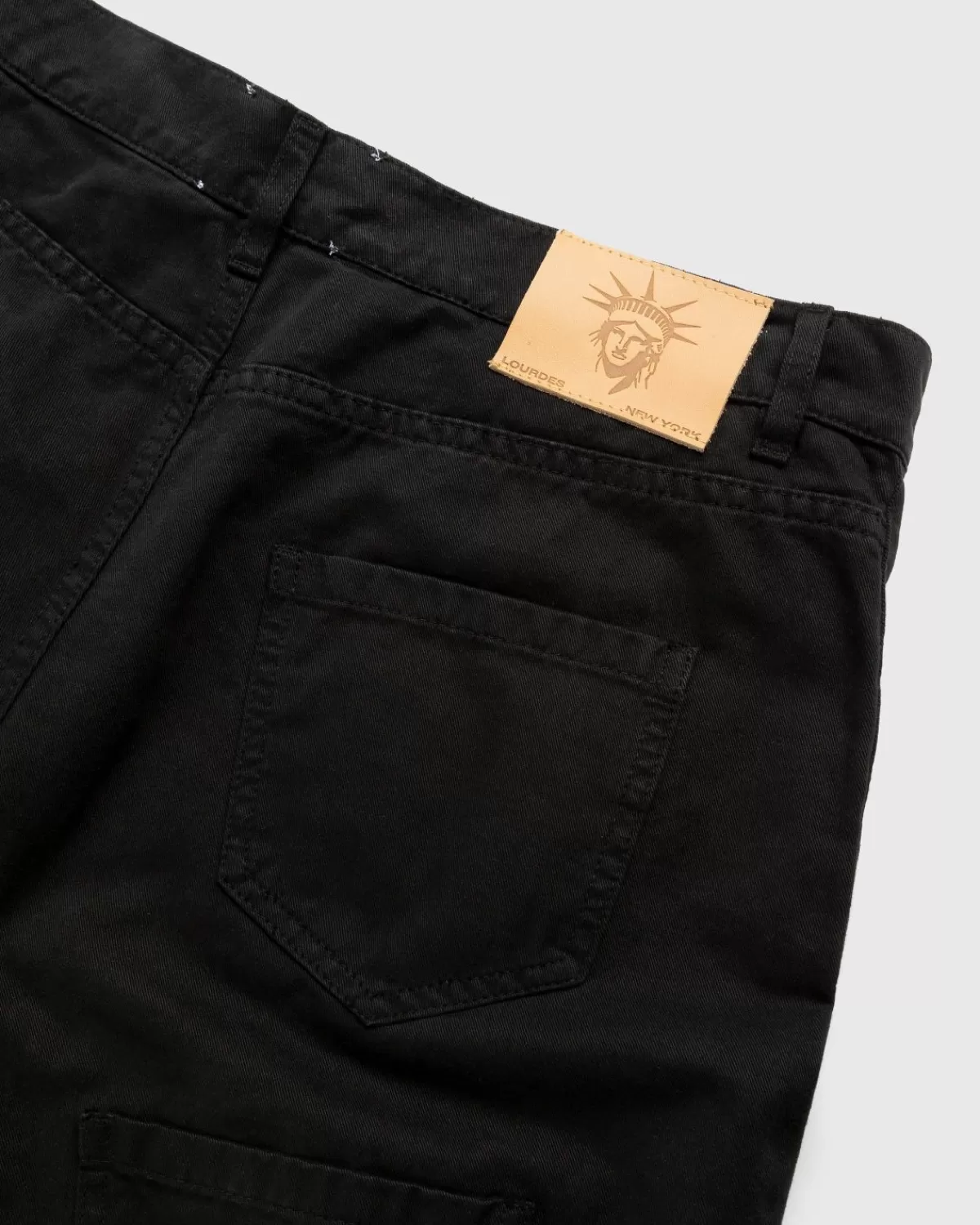 Lourdes New York Cargoshort Met Meerdere Zakken, Zwart Cheap