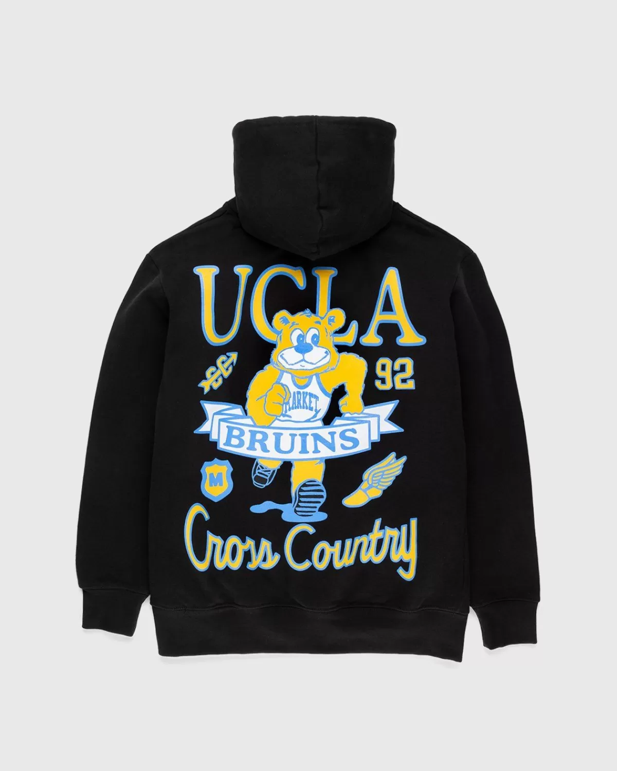 Market X Ucla X Highsnobiety Hs Sports Bruine Hoodie Zwart Discount
