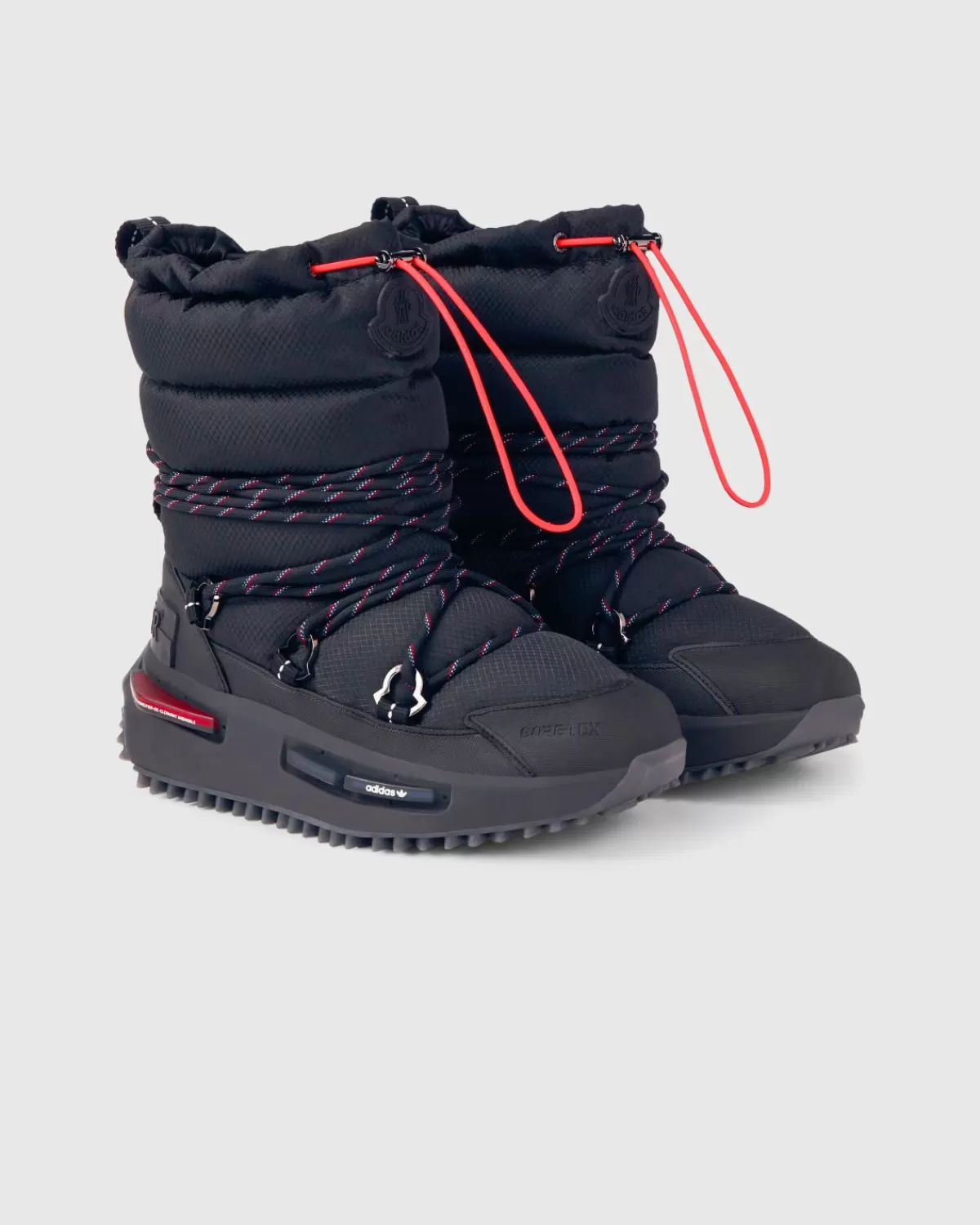 Moncler X Adidas Originals Nmd Mid Enkellaarzen Core Black Fashion