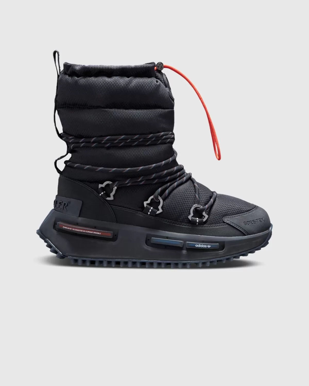 Moncler X Adidas Originals Nmd Mid Enkellaarzen Core Black Fashion