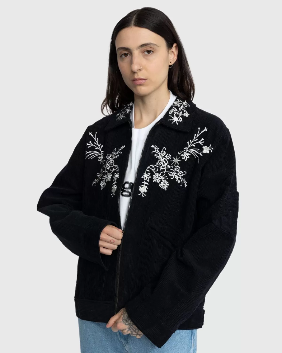 noon_goons_carlsbad_corduroy_jack_zwart_1.webp Bovenkleding^Noon Goons Carlsbad Corduroy Jack Zwart