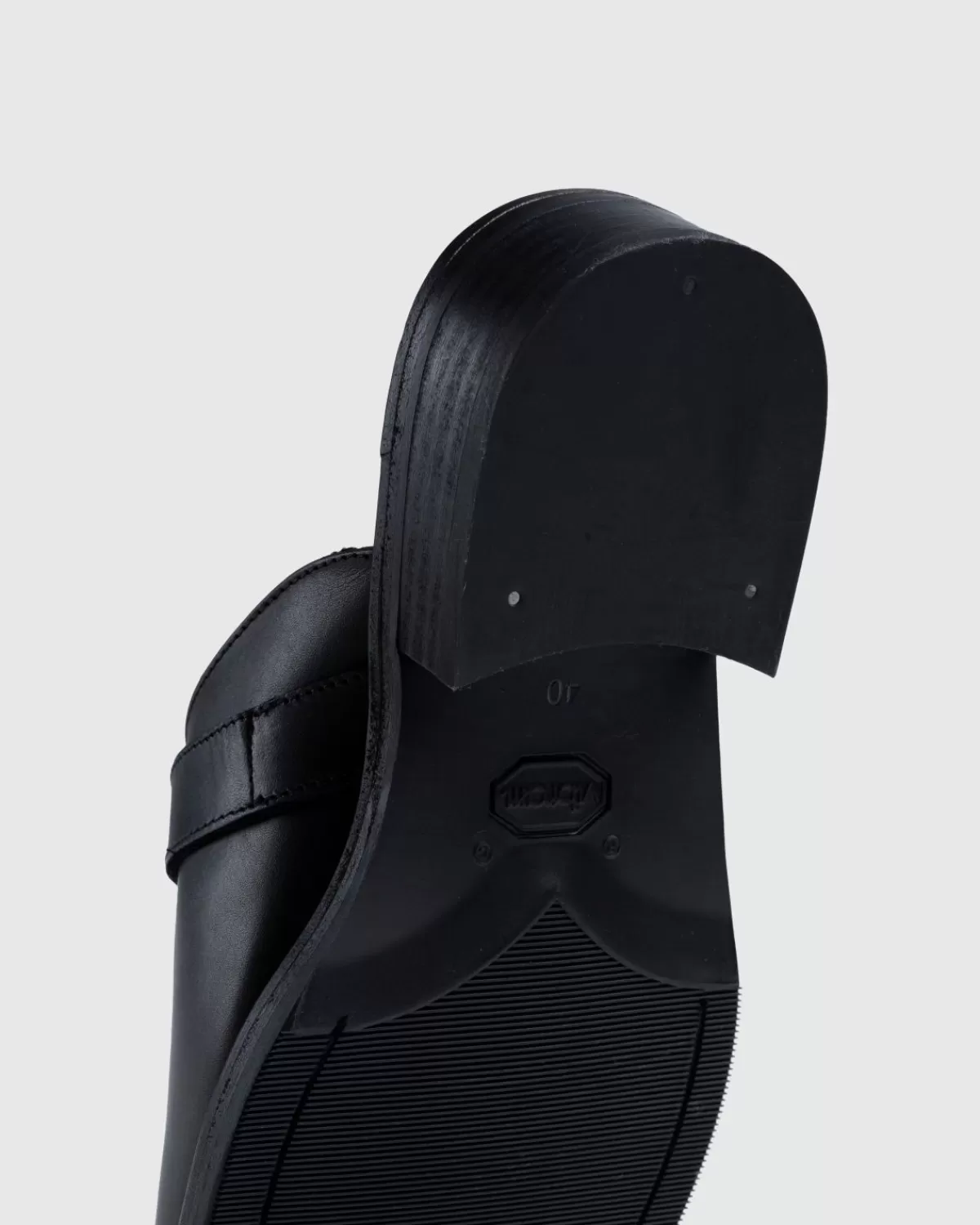 onze_erfenis_camion_mule_zwart_leer_1.webp Our Legacy Onze Erfenis: Camion Mule Zwart Leer Fashion